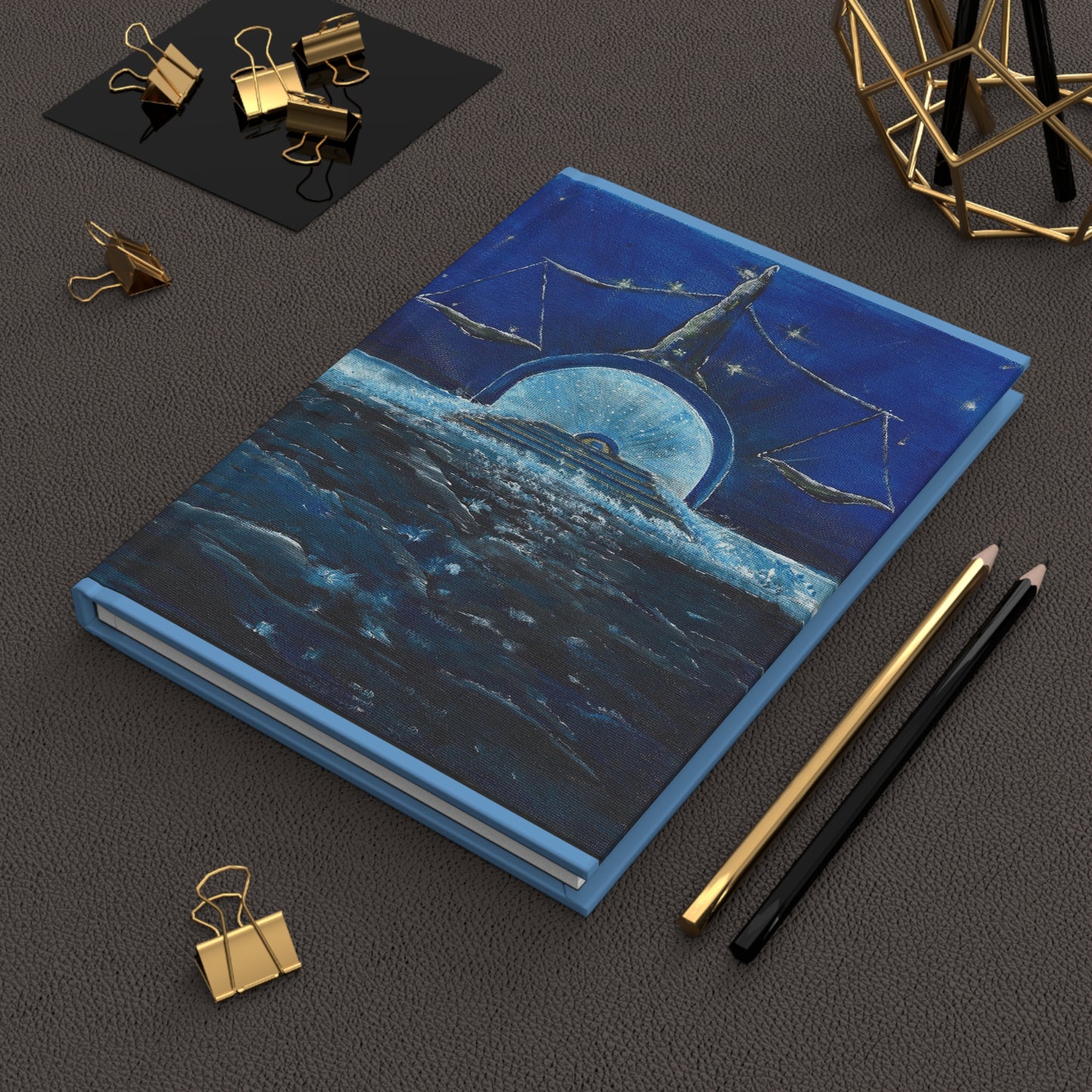 Libra Hardcover Journal, balance through truth and understanding - Zodiac Notebook, Astrology Diary, Constellation Planner