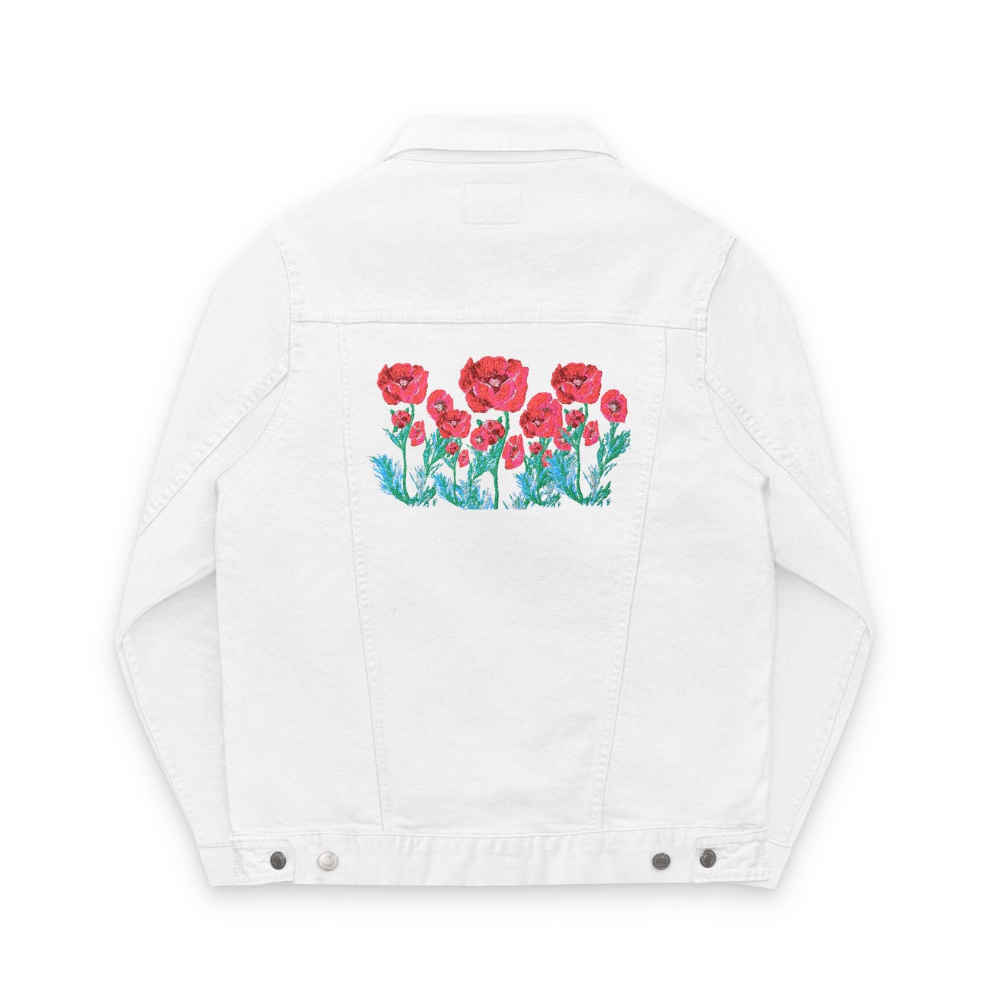 Poppies! Embroidered Jacket