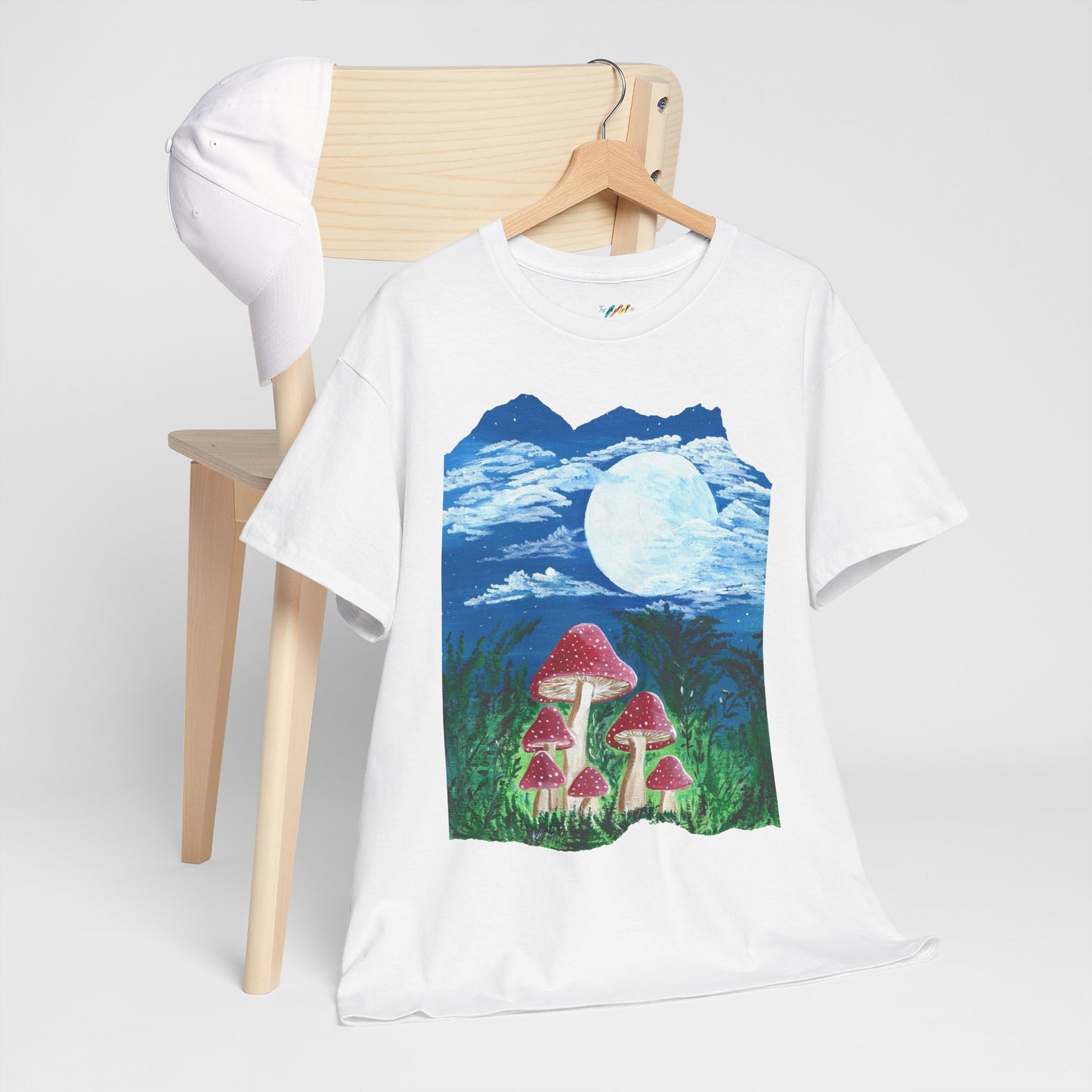 Magically Moonlit Mushrooms - T-Shirt