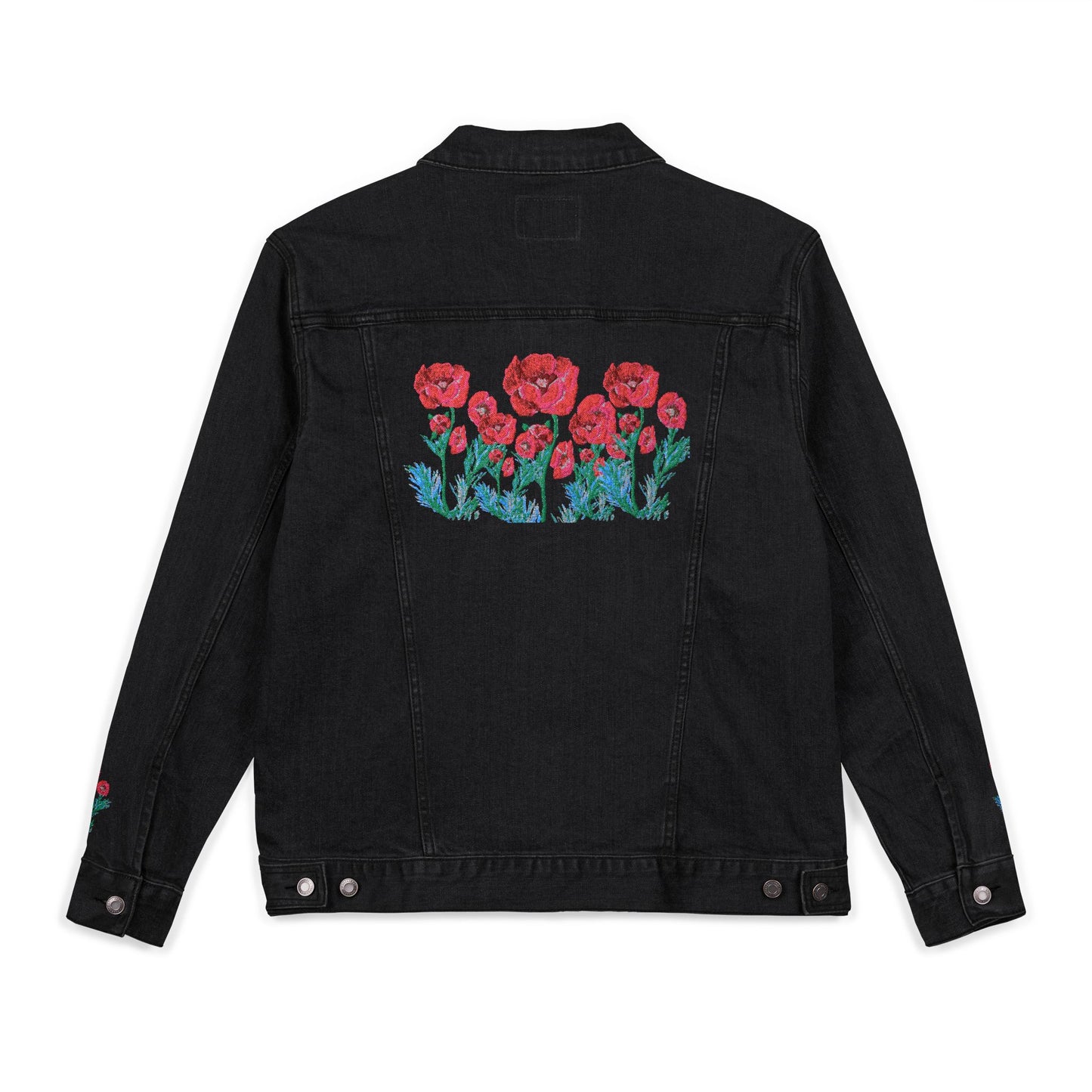 Poppies! Embroidered Jacket