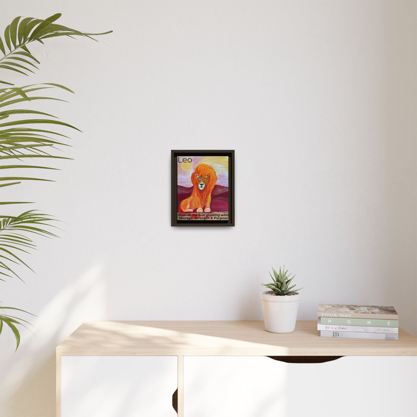 Leo the Lion Explained - Canvas Print