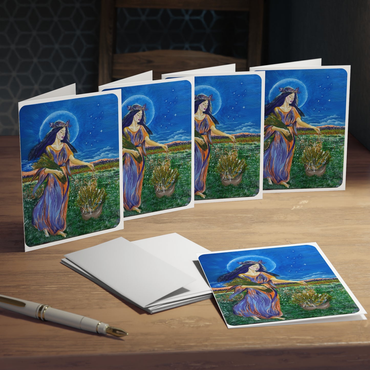 Virgo Greeting Cards Zodiac Collection - (5-Pack)