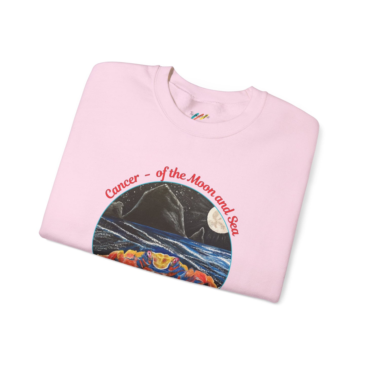 Cancer of the Moon and Sea Crewneck - Sweatshirt Inspirational and Colorful