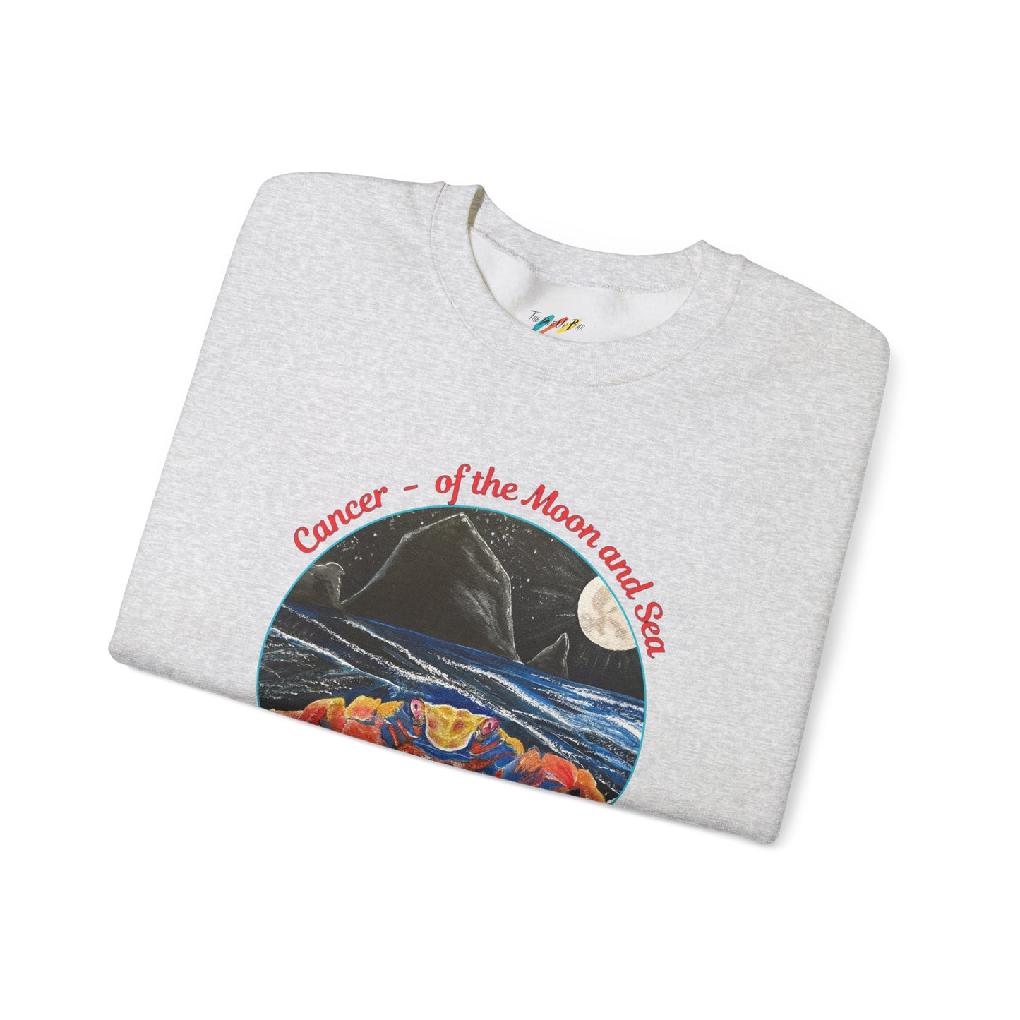 Cancer of the Moon and Sea Crewneck - Sweatshirt Inspirational and Colorful