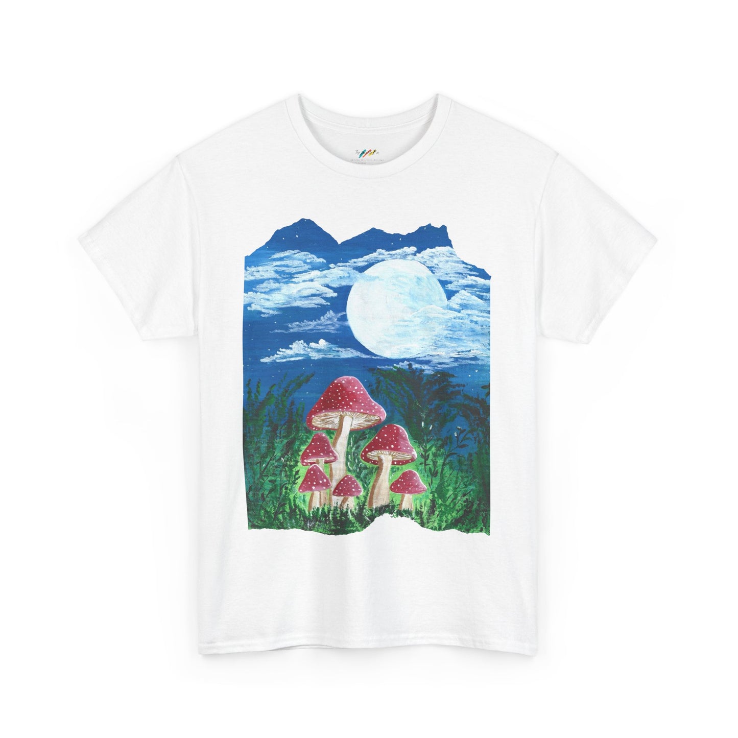 Magically Moonlit Mushrooms - T-Shirt