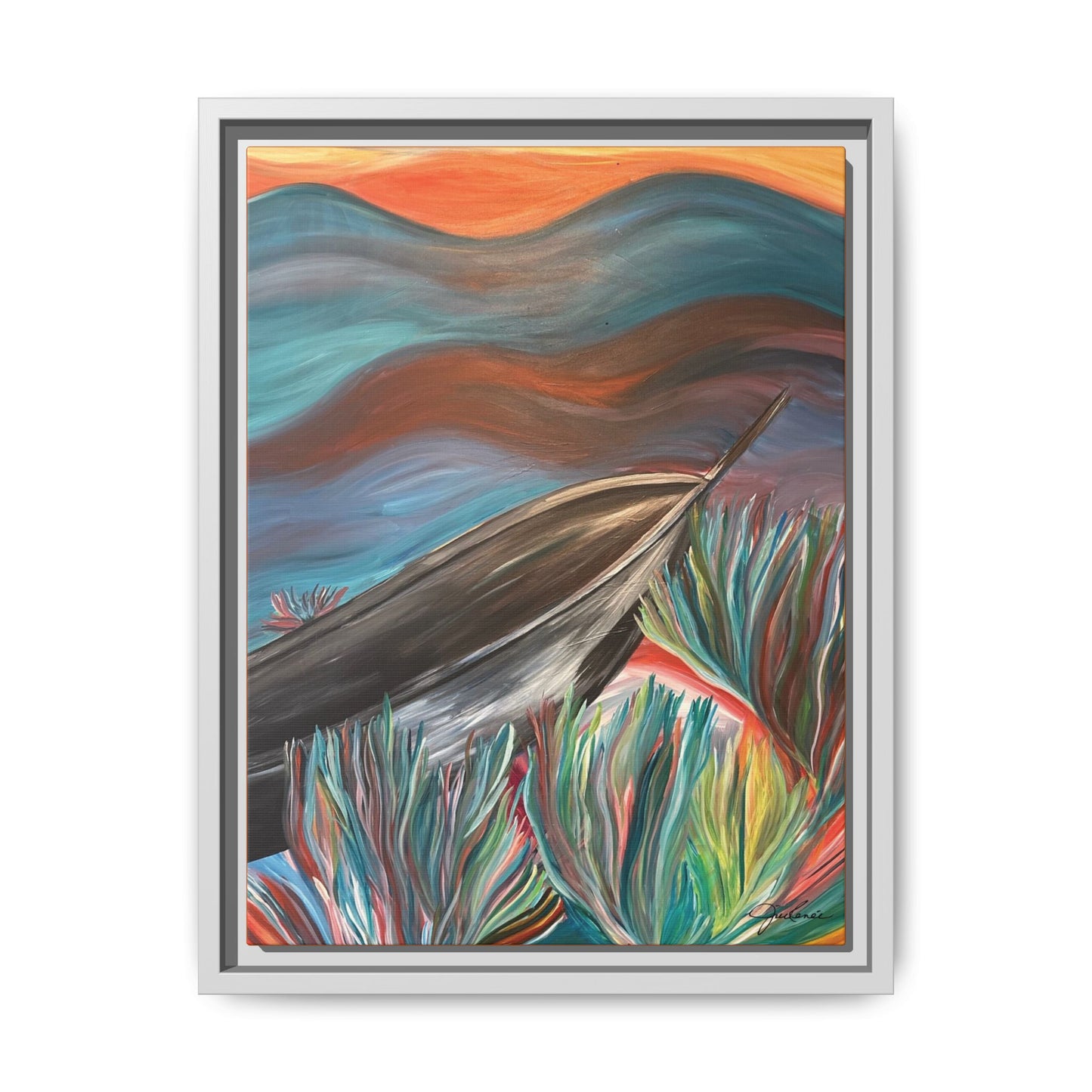 'Turn Your Pain Into Power' Canvas Print