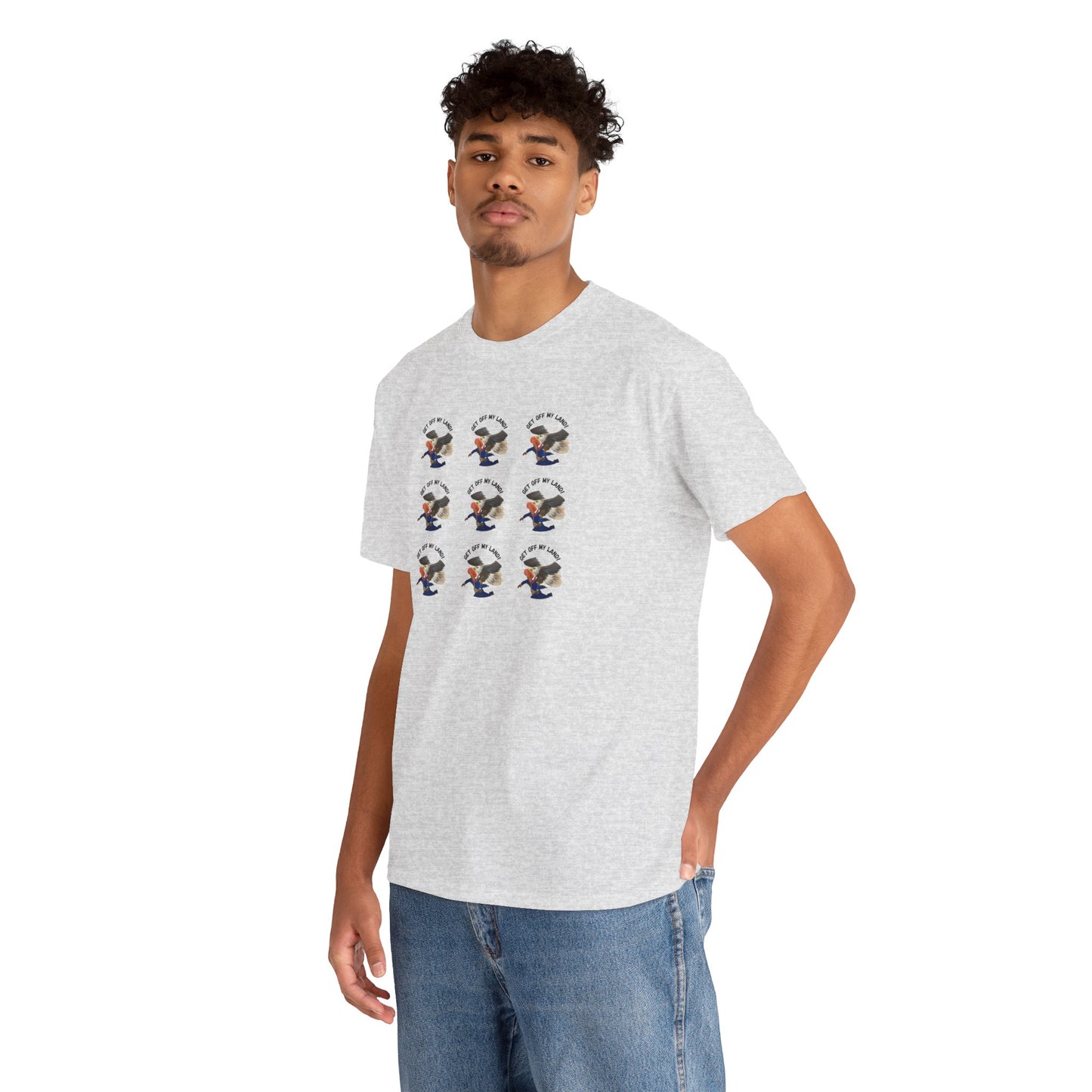 Resist Unisex Heavy Cotton Tee, Protest Graphic Shirt, Political Activist Clothing, Statement T-Shirt - Get Off My Land