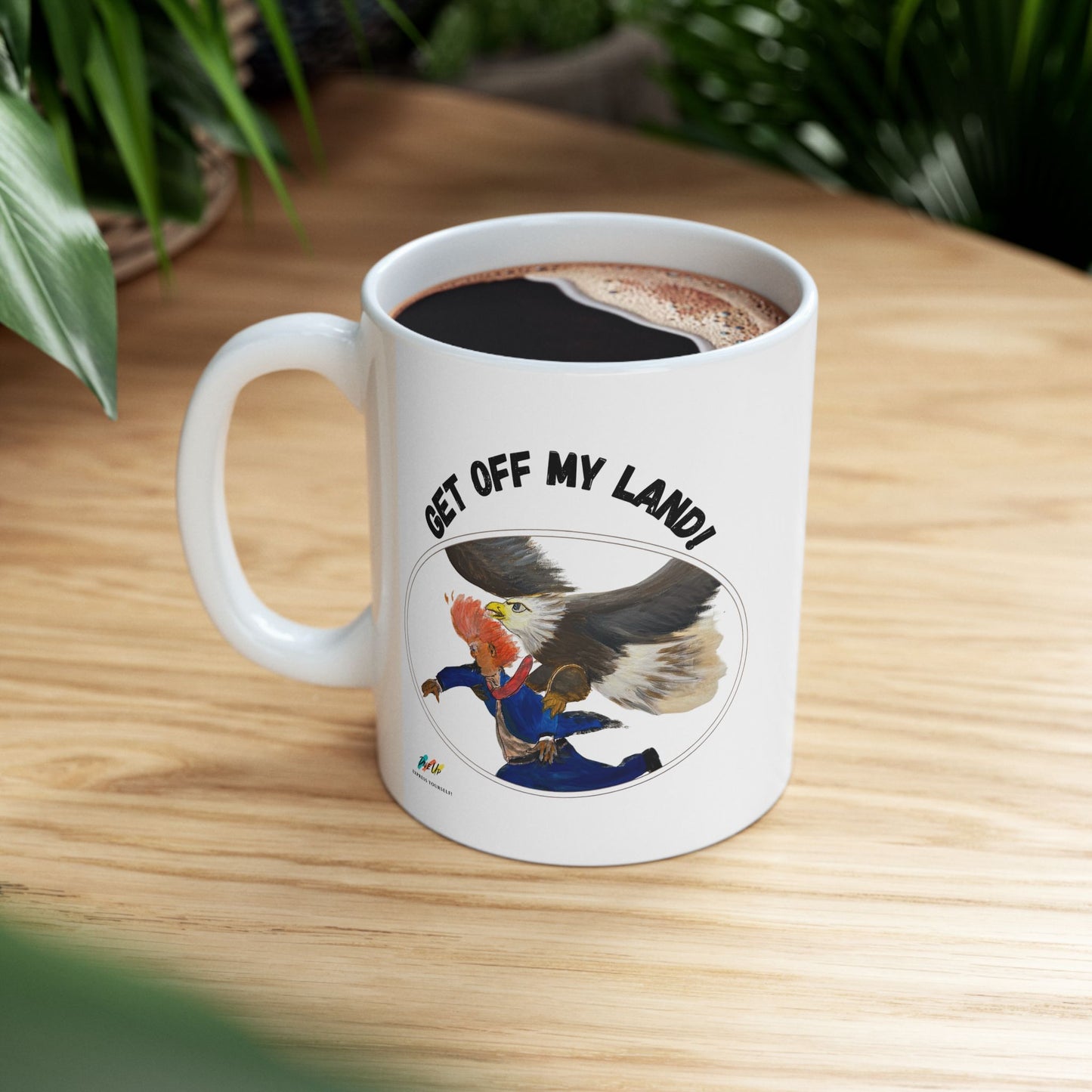 Ceramic Mug - Get Off My Land
