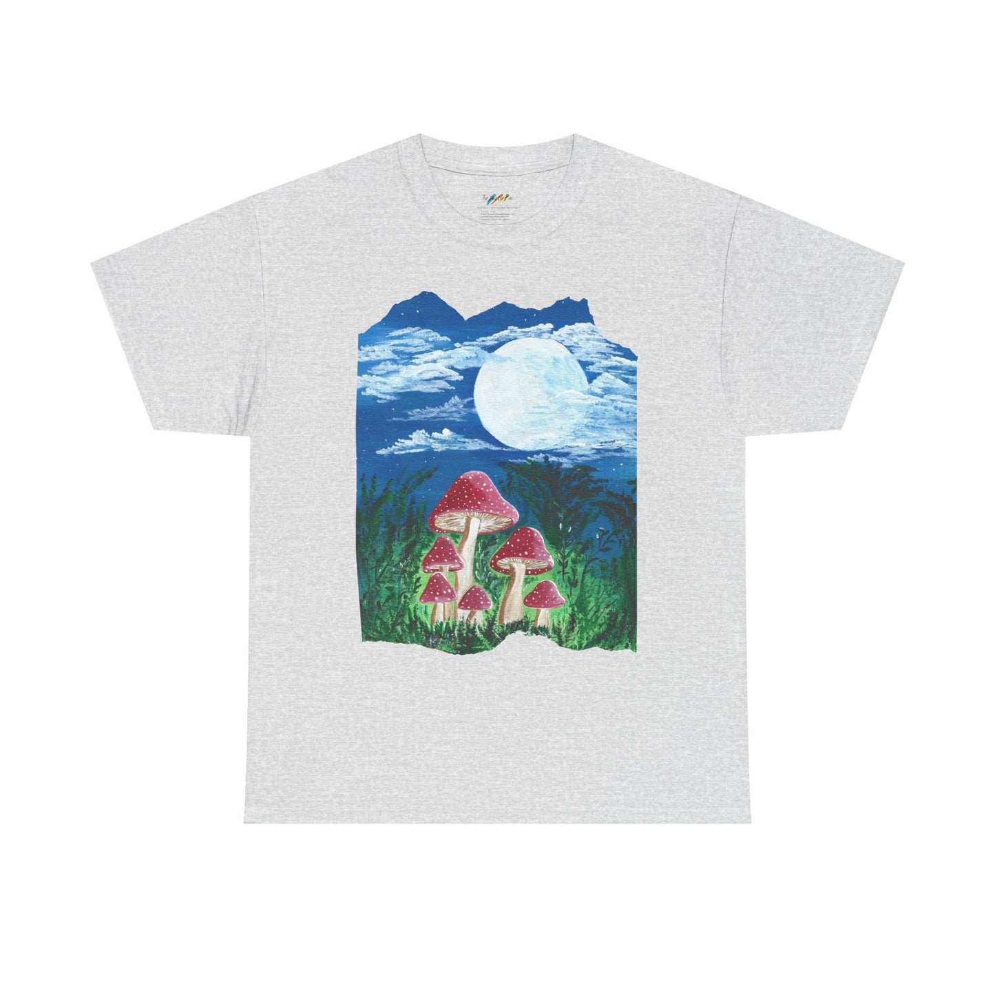 Magically Moonlit Mushrooms - T-Shirt