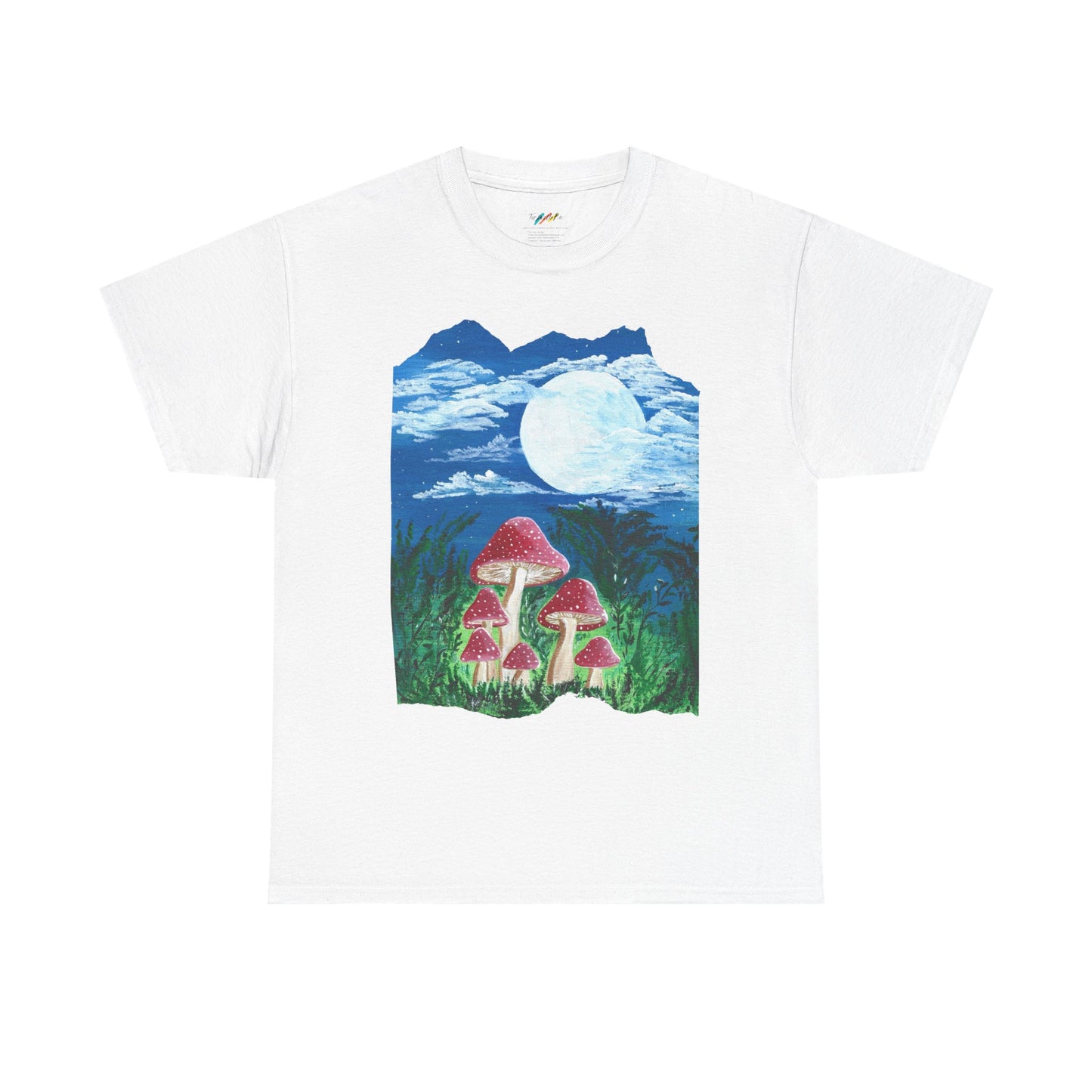 Magically Moonlit Mushrooms - T-Shirt
