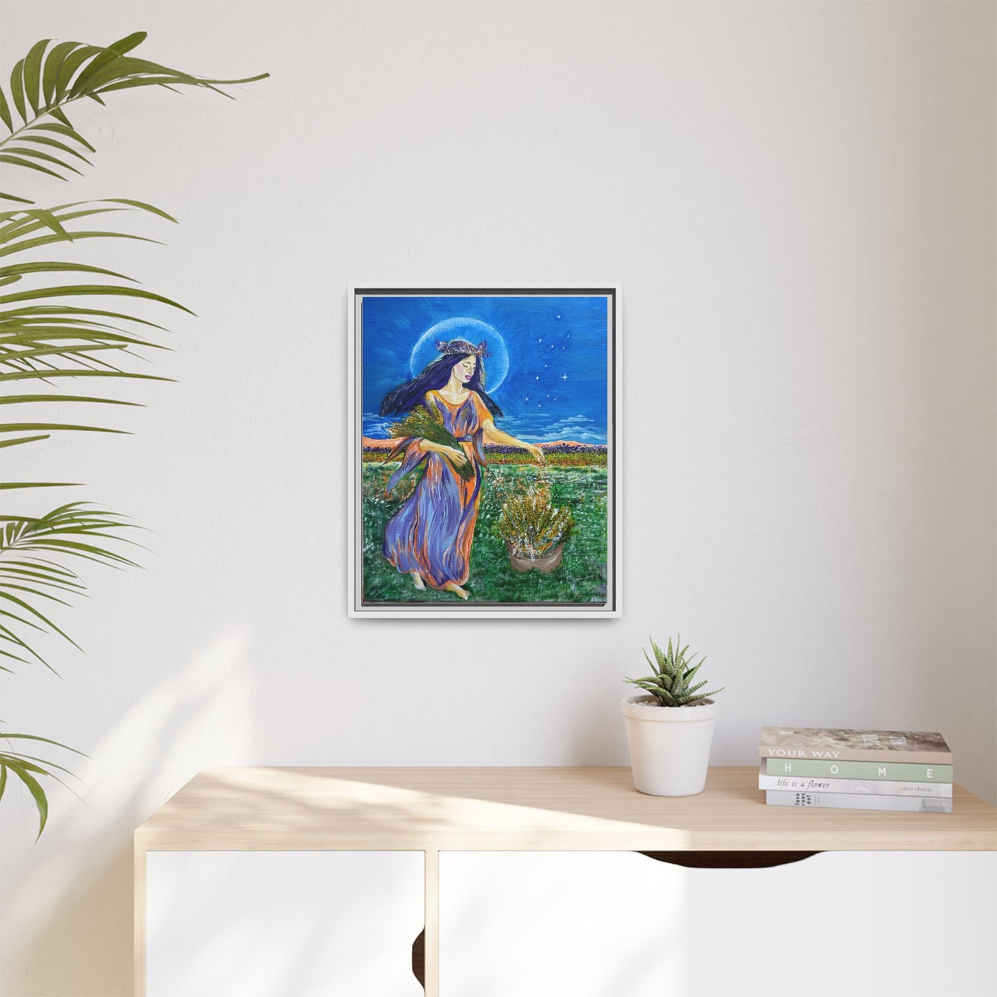 Virgo Zodiac Sign - Canvas Print