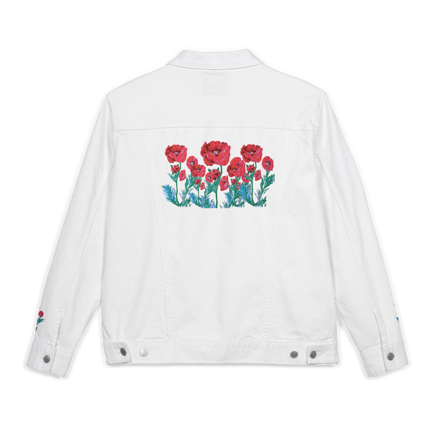 Poppies! Embroidered Jacket
