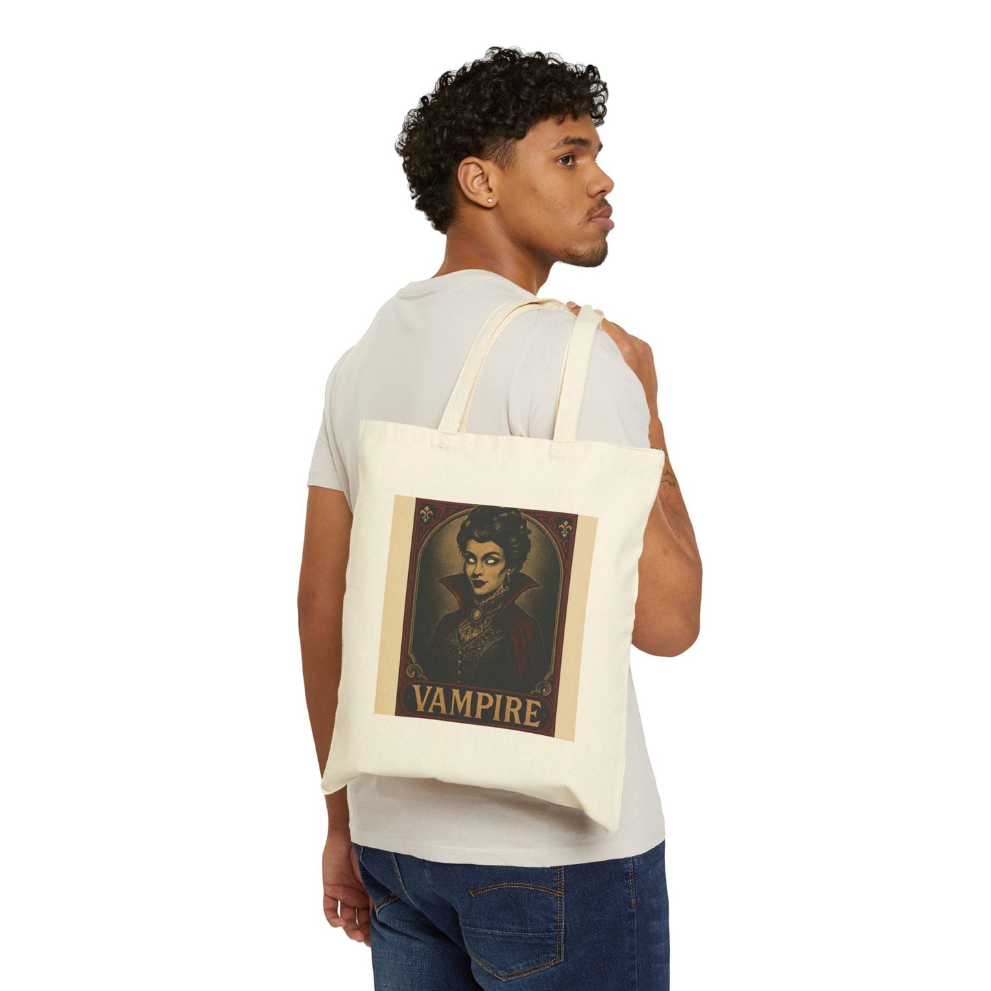 Spooky Vampire Tote Bag