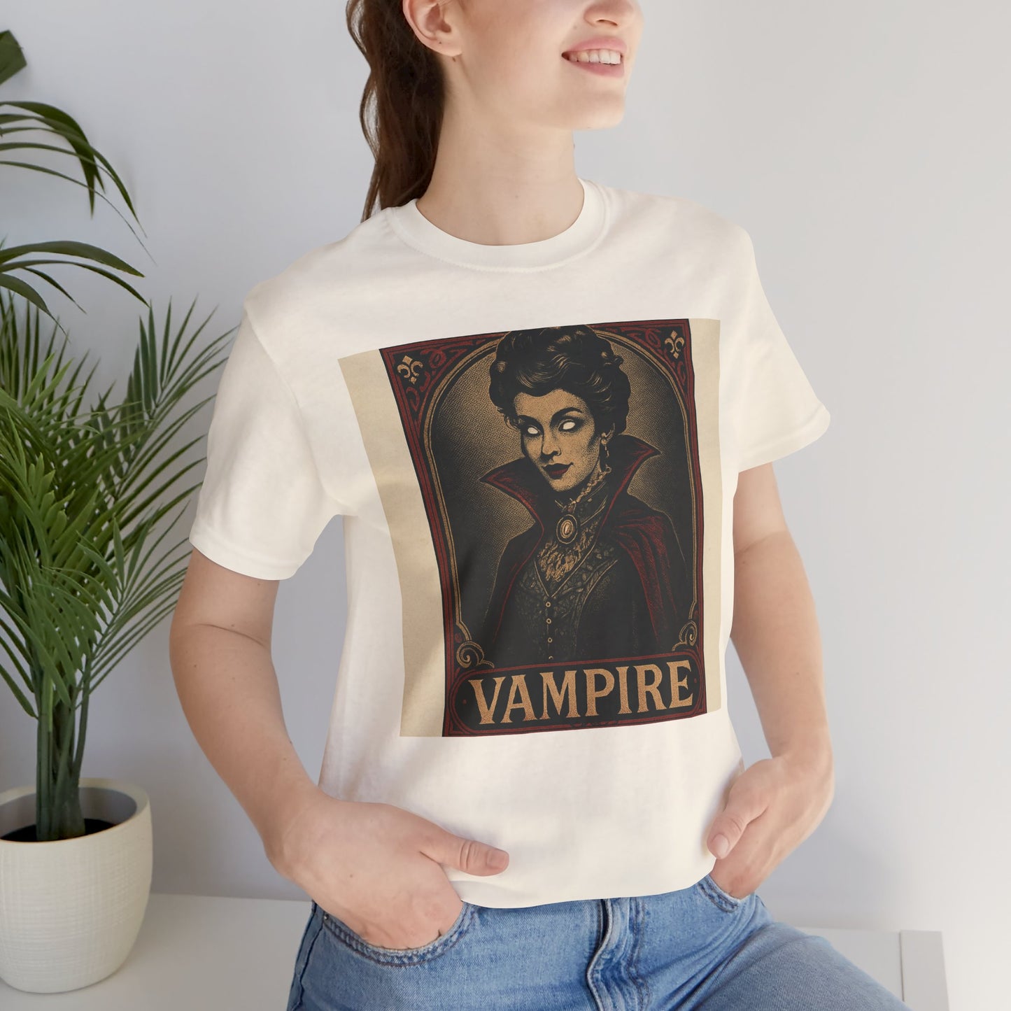 Vintage Spooky Vampiress T-Shirt