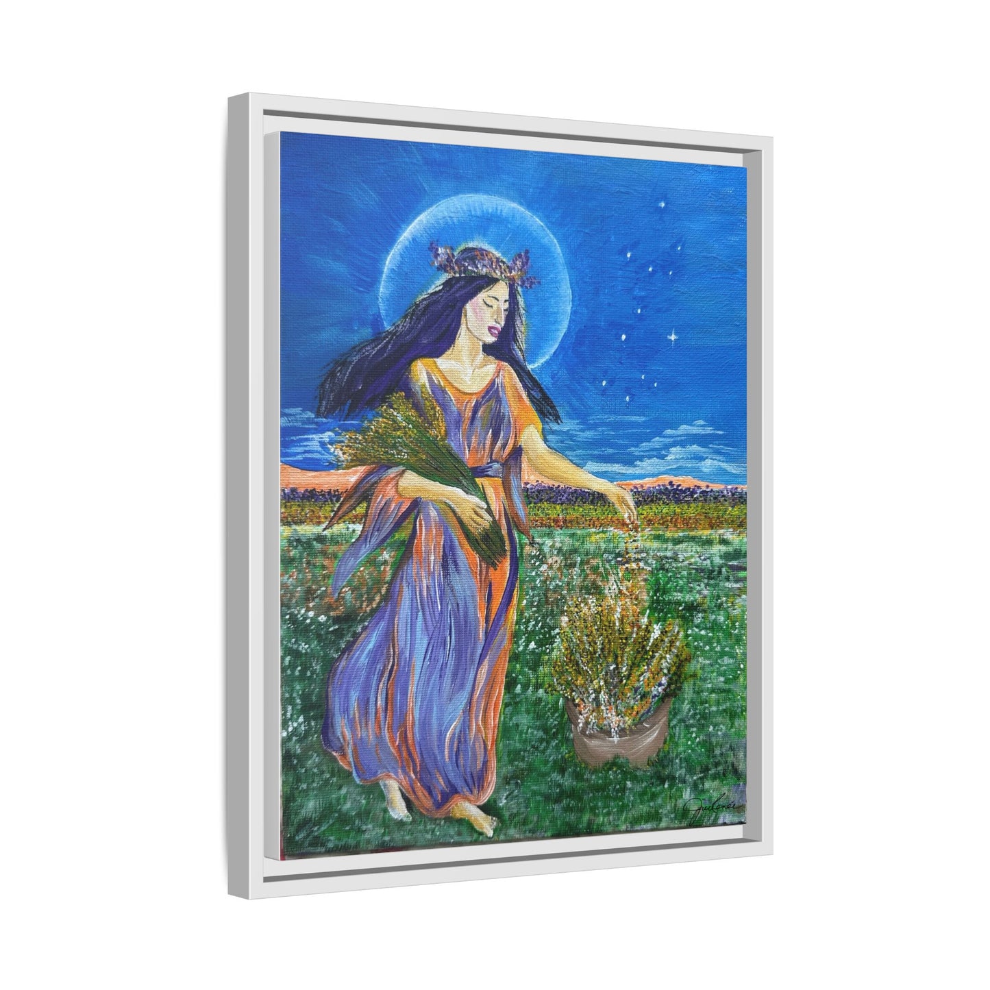 Virgo Zodiac Sign - Canvas Print