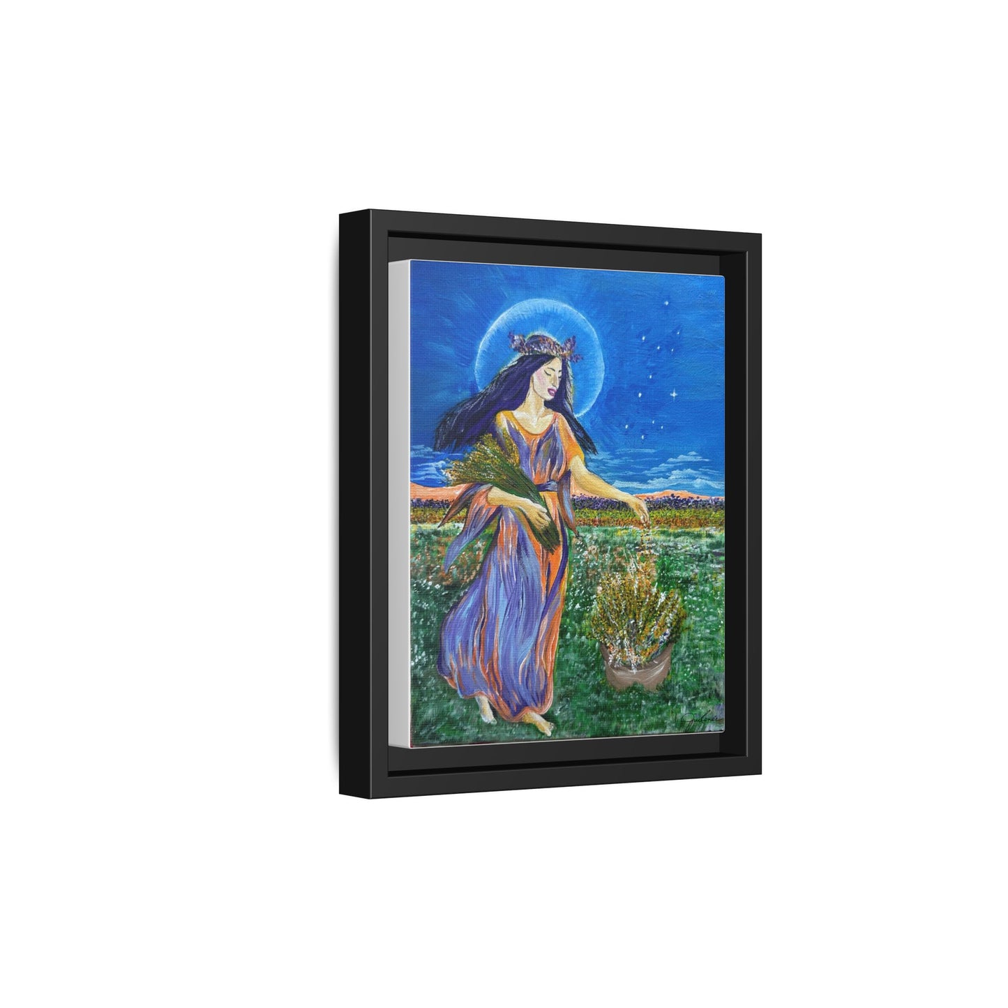 Virgo Zodiac Sign - Canvas Print