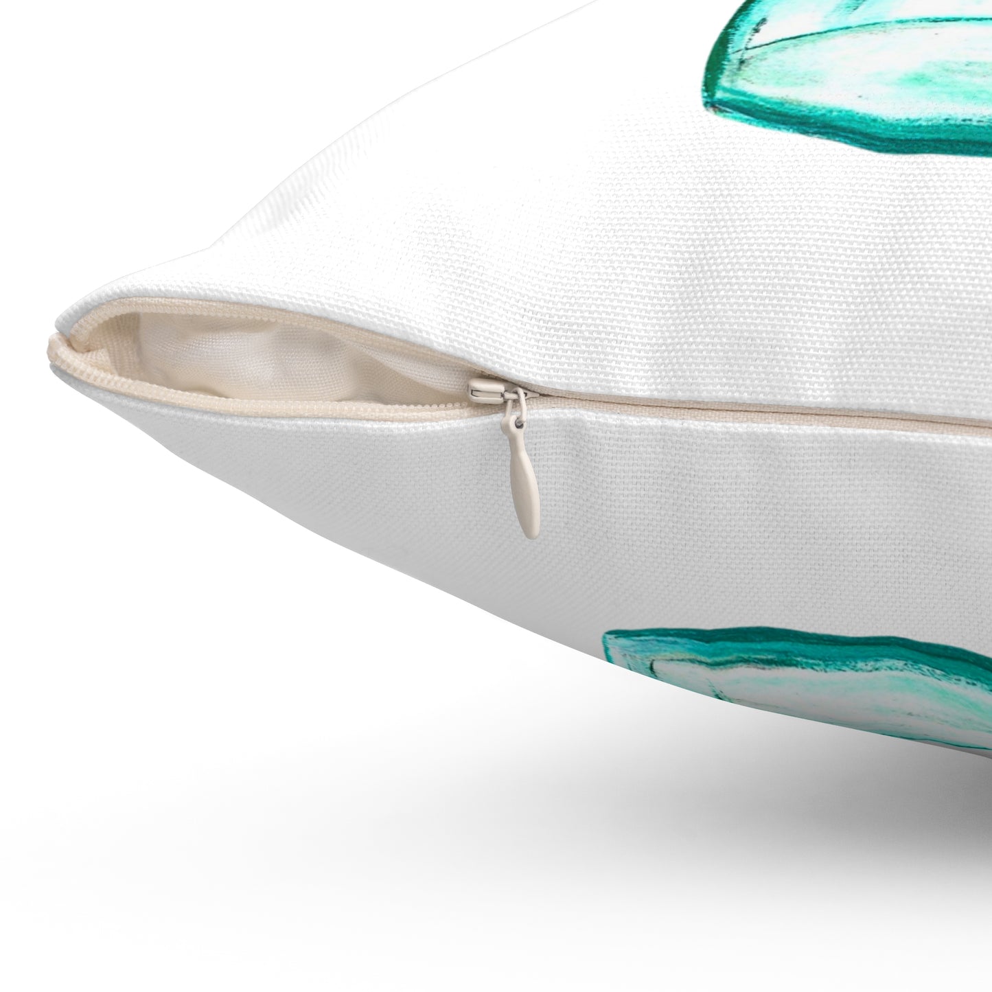 Floral Vase Pillow, Home Decor Accent, Boho Throw Pillow, Gift for Flower Lovers, Cozy Cushion, Holiday Decor, Christmas Decor - Square