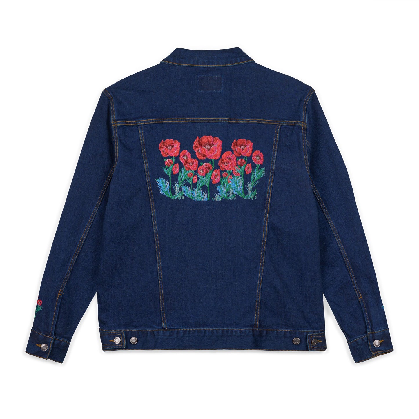 Poppies! Embroidered Jacket