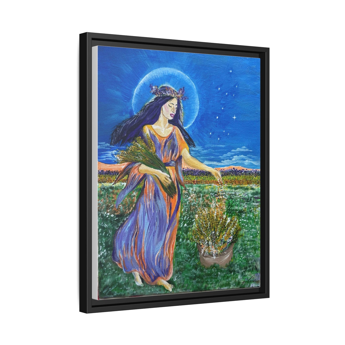 Virgo Zodiac Sign - Canvas Print