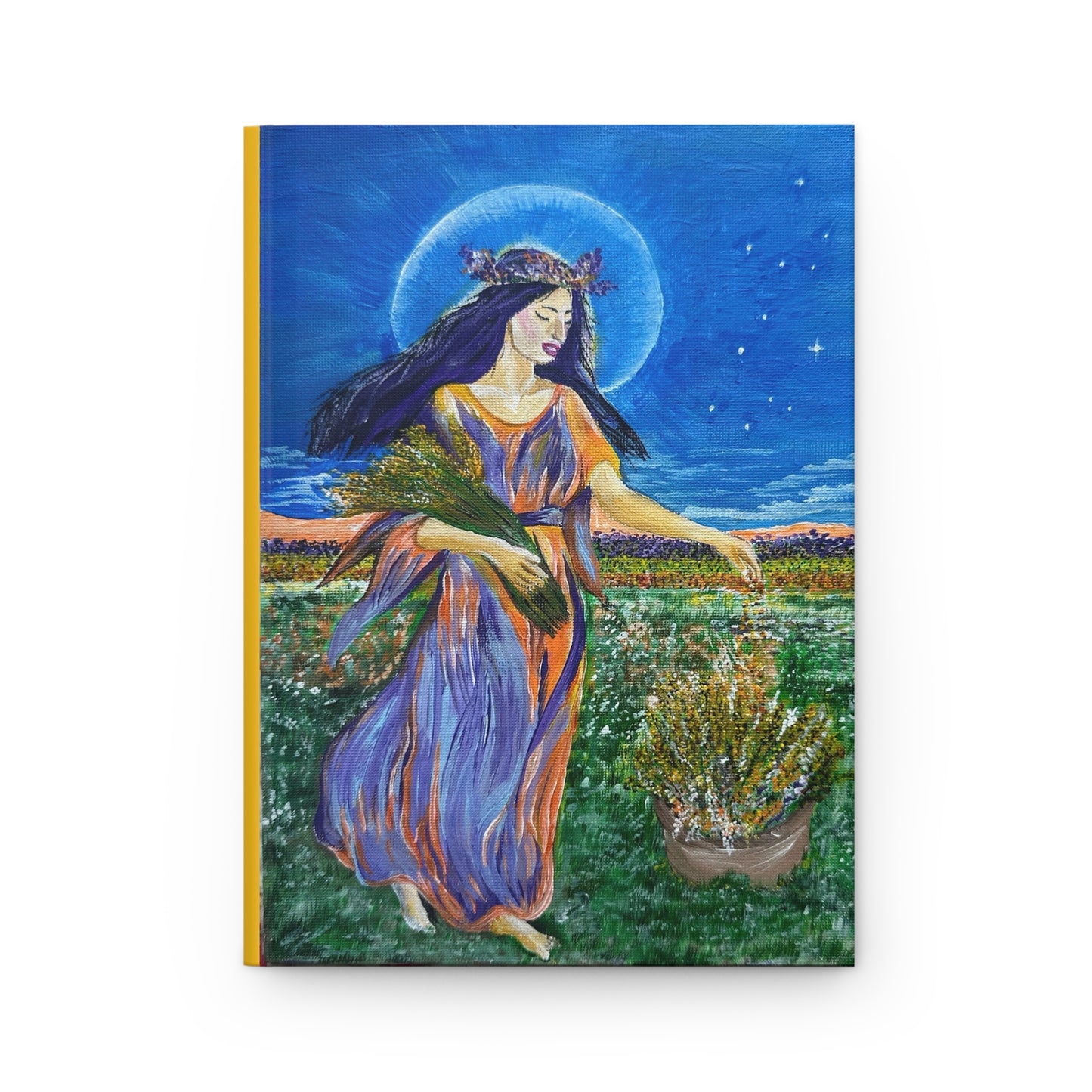 Hardcover Journal - Virgo Zodiac Sign
