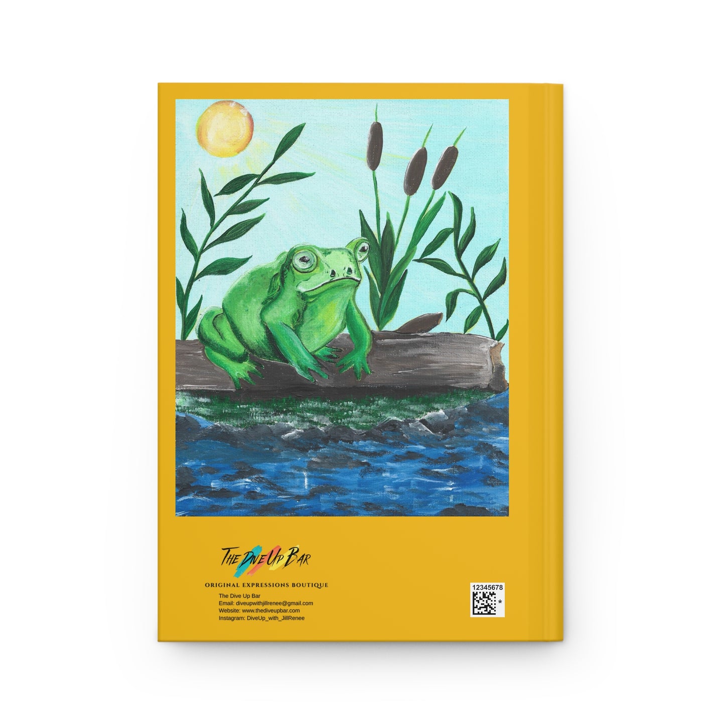 Hardcover Journal - Froggy