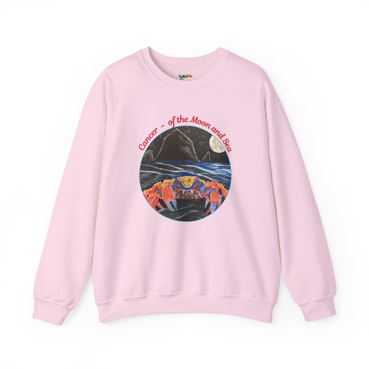 Cancer of the Moon and Sea Crewneck - Sweatshirt Inspirational and Colorful
