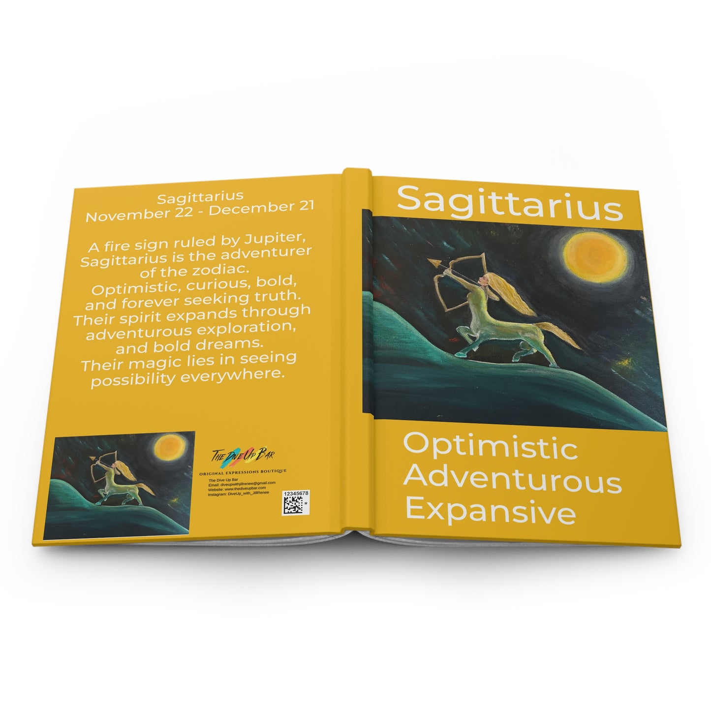 Sagittarius Zodiac Archer Hardcover Journal | Astrological Notebook