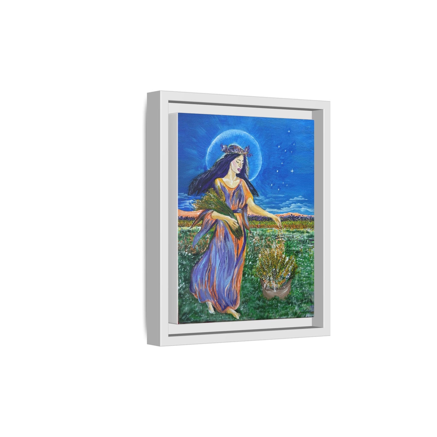 Virgo Zodiac Sign - Canvas Print