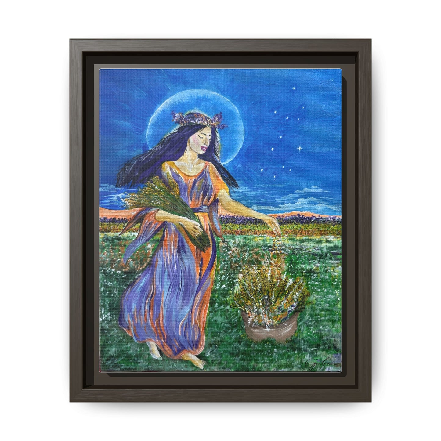 Virgo Zodiac Sign - Canvas Print