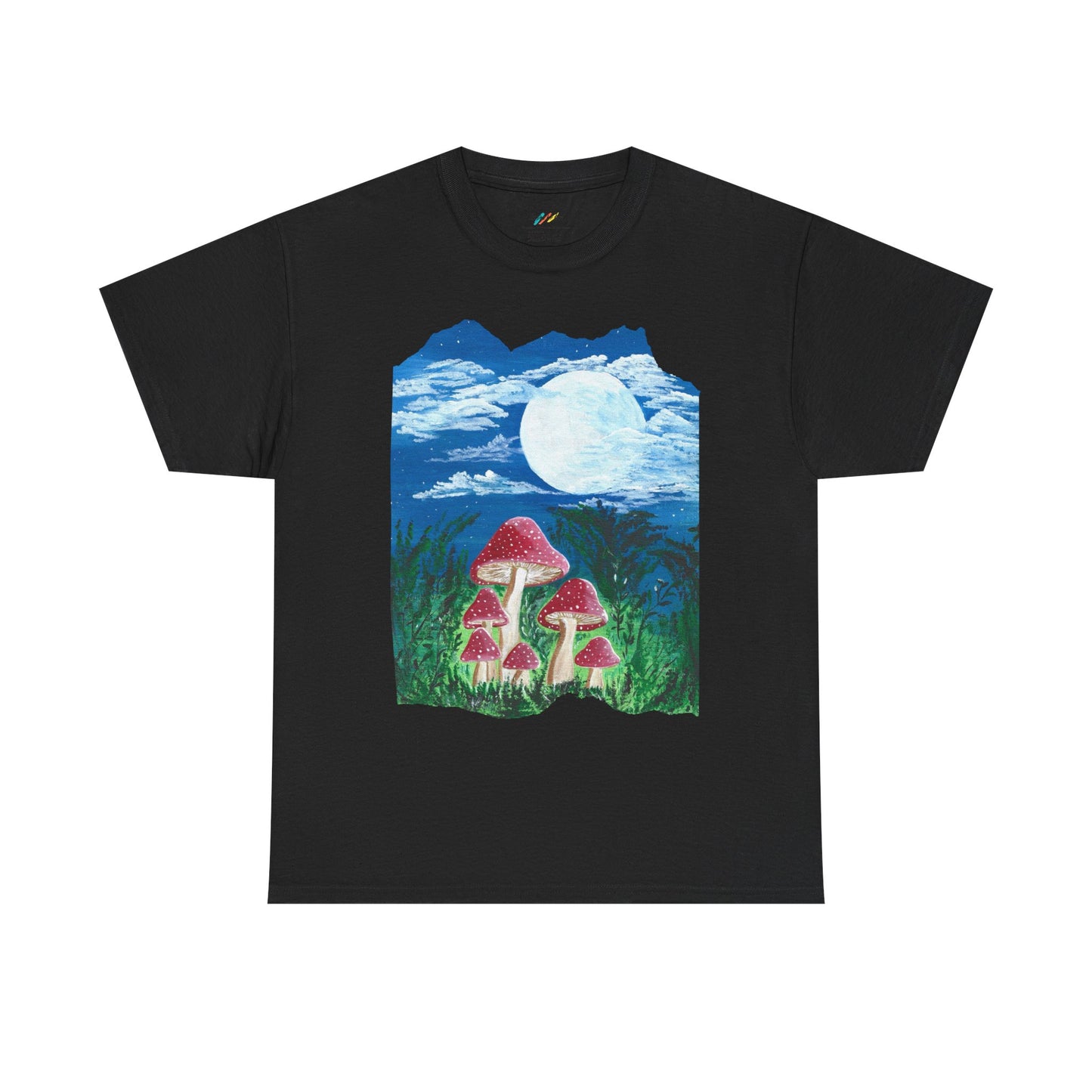 Magically Moonlit Mushrooms - T-Shirt