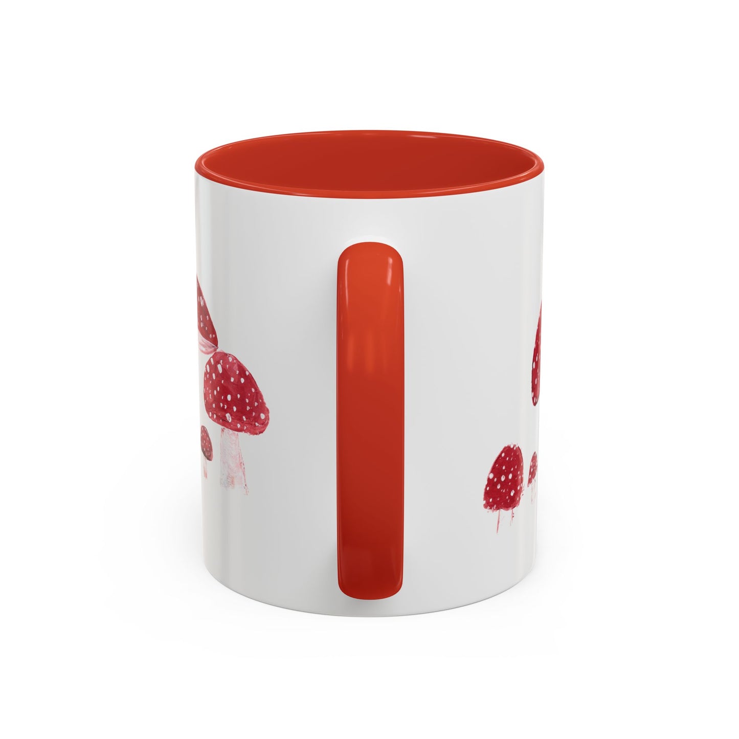 Red Toadstool Mushrooms mug | Accent Coffee Mug