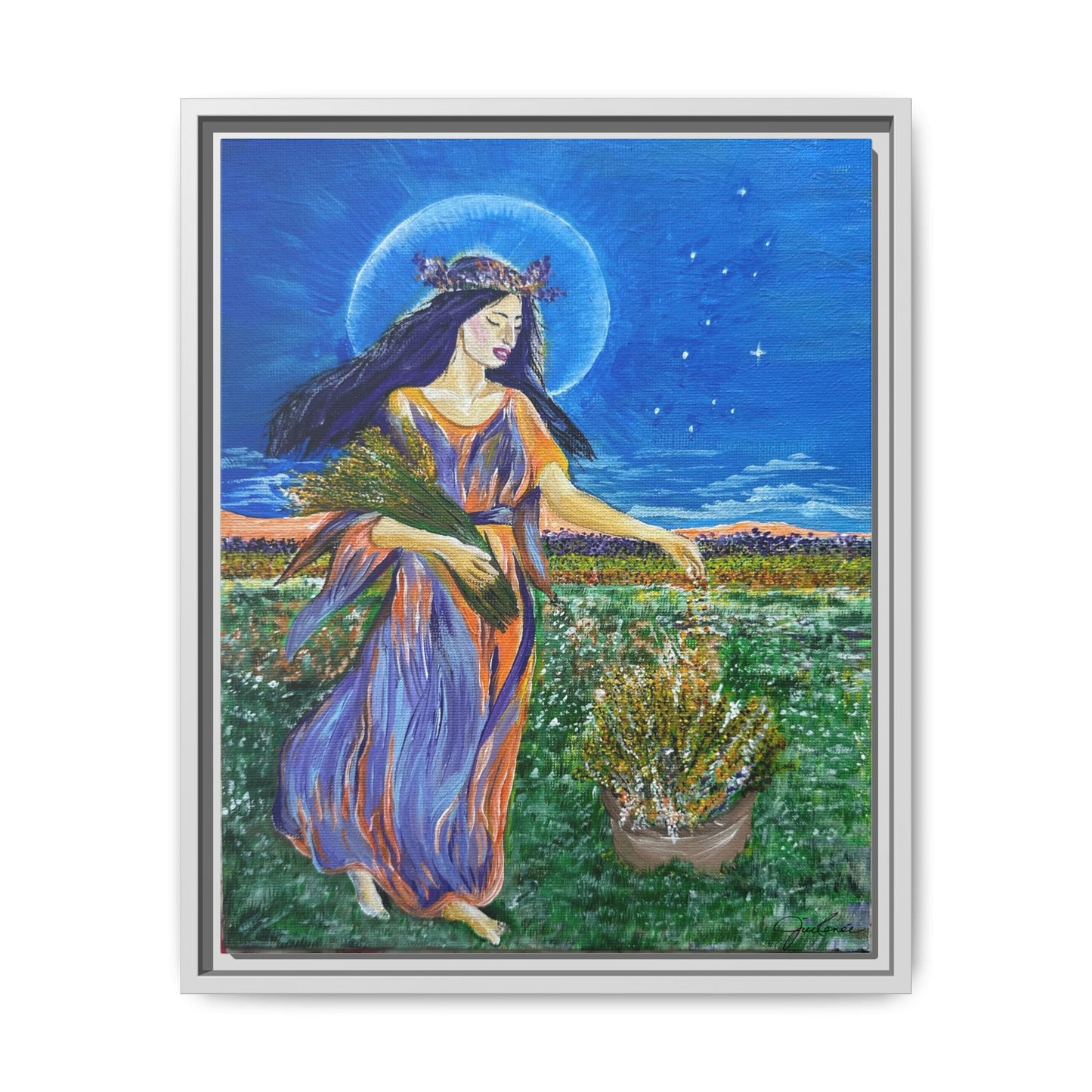 Virgo Zodiac Sign - Canvas Print