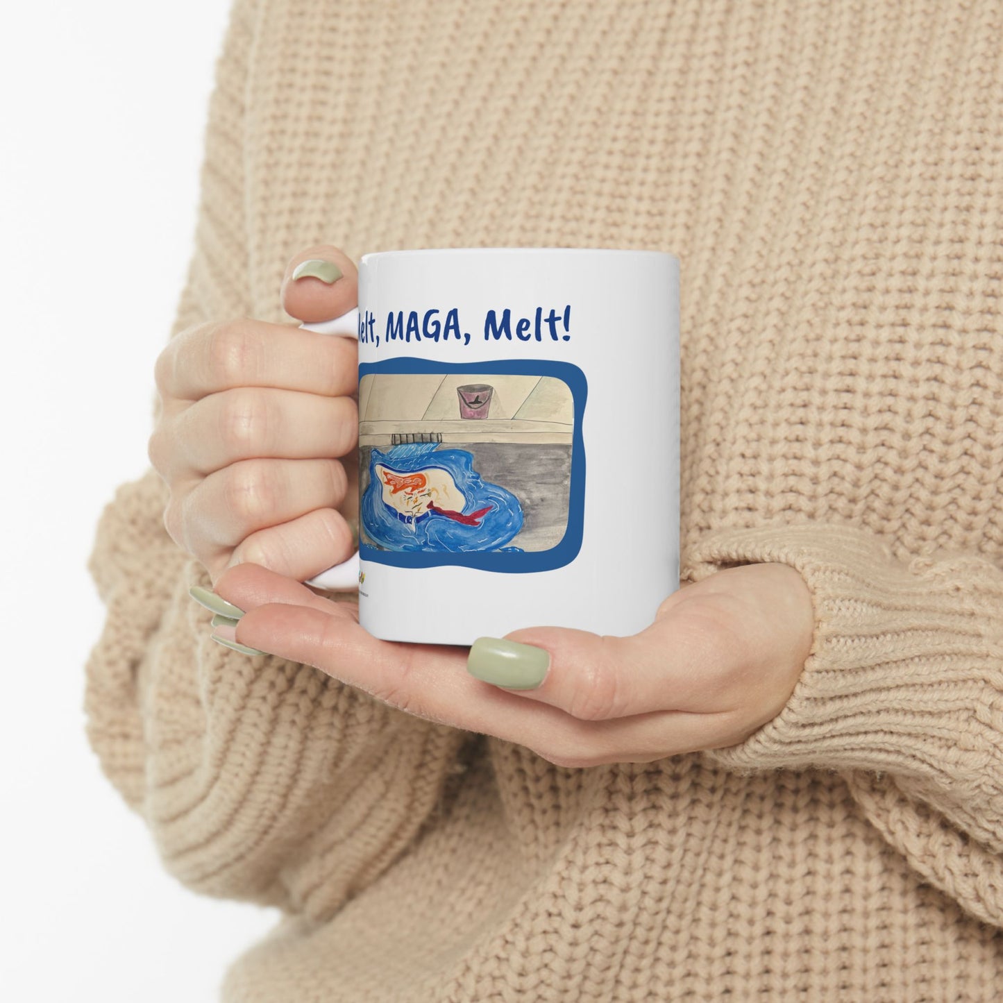 Ceramic Mug - Melt, MAGA, Melt