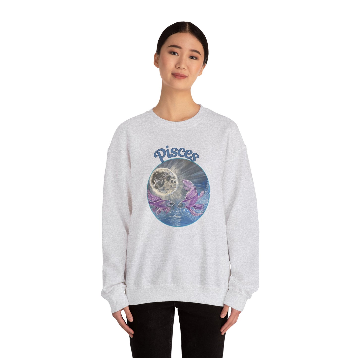 Pisces Crewneck - Sweatshirt Inspirational and Colorful