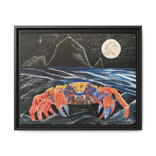 For the Love of Cancer - Zodiac inspired Framed Canvas Print