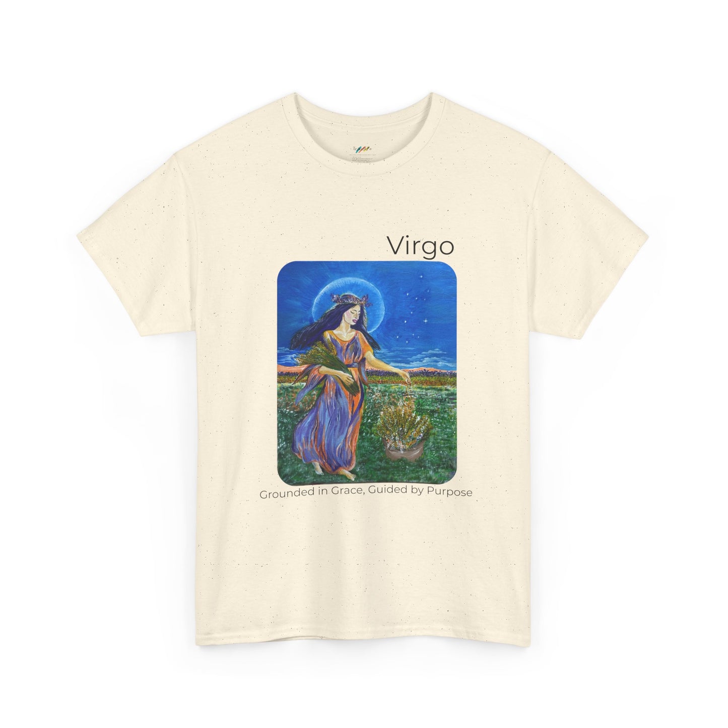 Virgo T Shirt - Guided by Grace, Grounded in Purpose