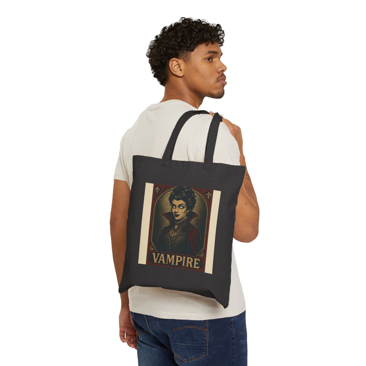 Spooky Vampire Tote Bag
