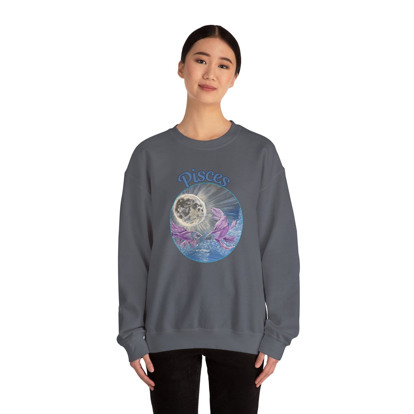 Pisces Crewneck - Sweatshirt Inspirational and Colorful