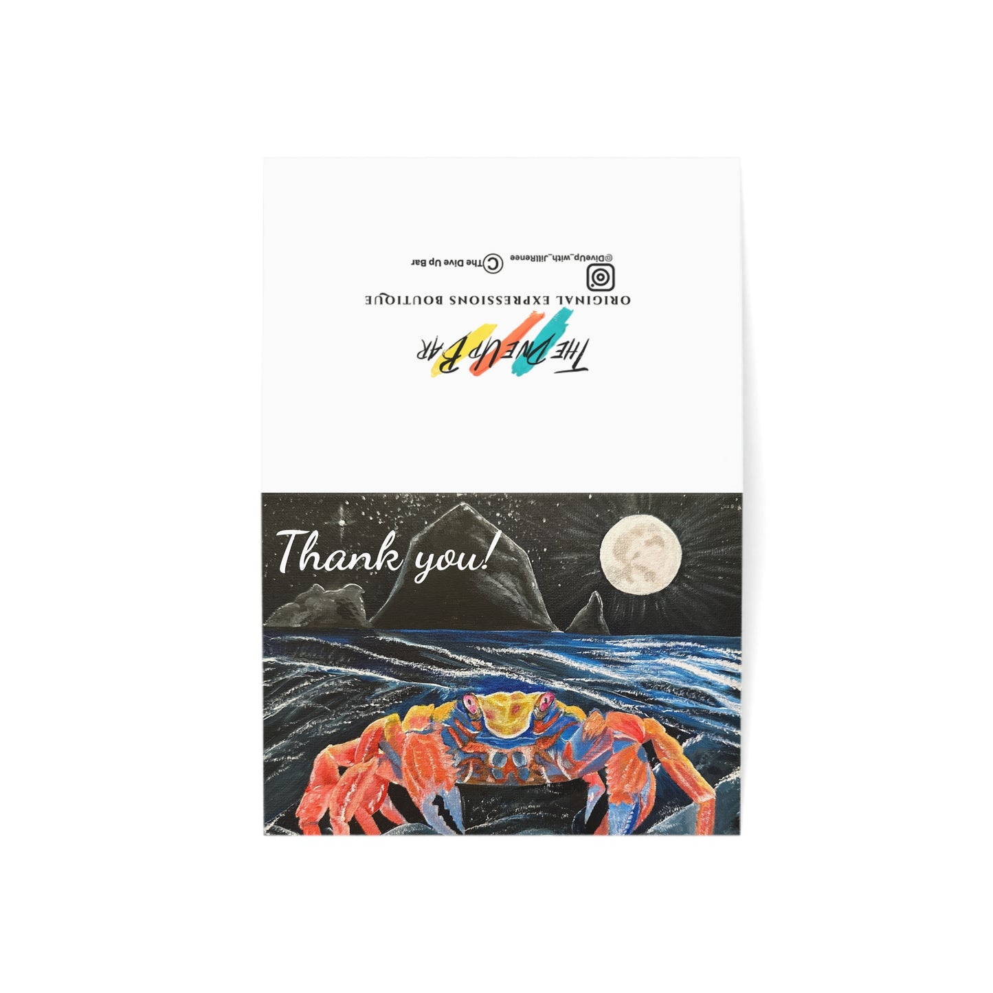 Thank You Cards - Inspired by Zodiac Cancer Sign