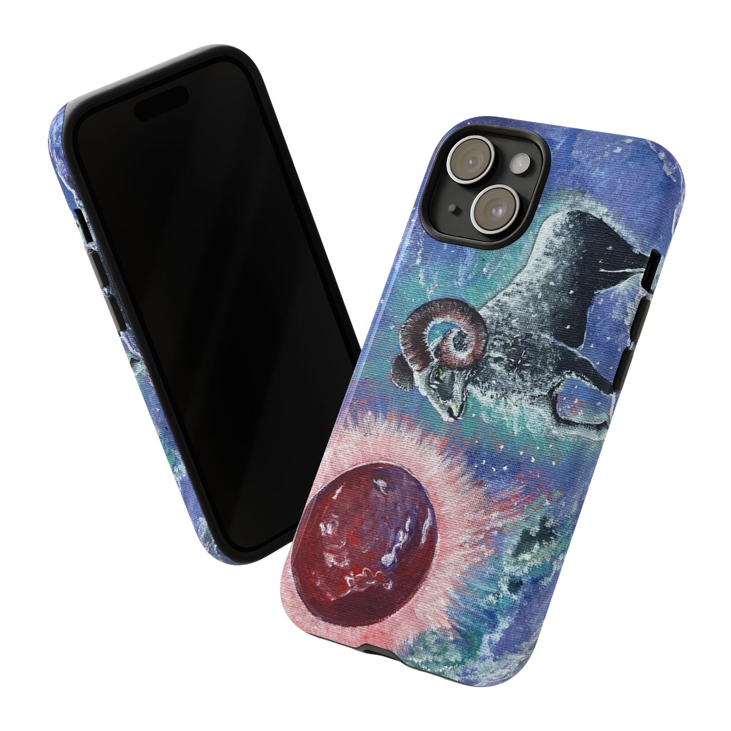Tough Phone Case Aries Design by Dive Up