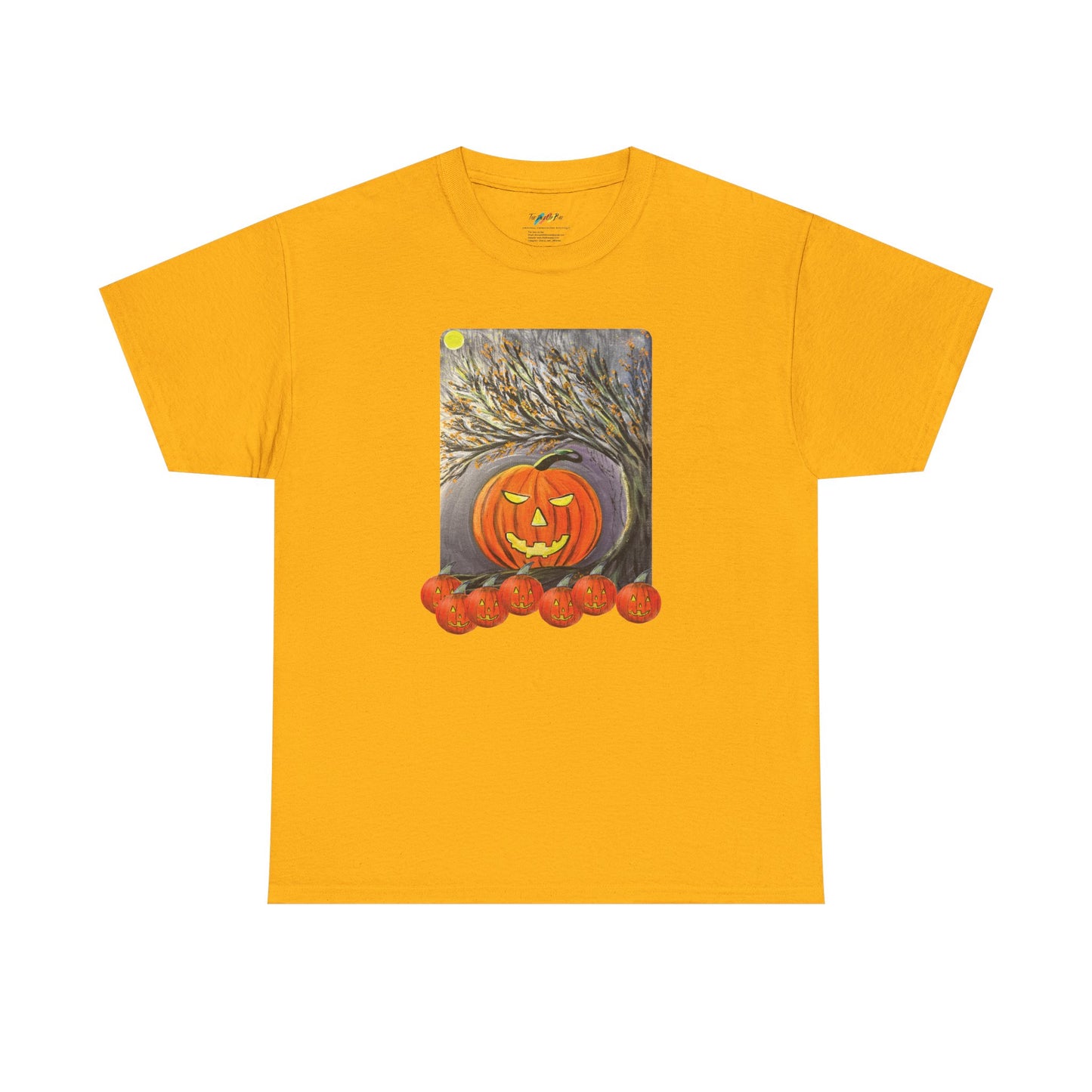 Jack-o'-Lantern Pumpkin T-Shirt | Halloween Pumpkin Patch Tee