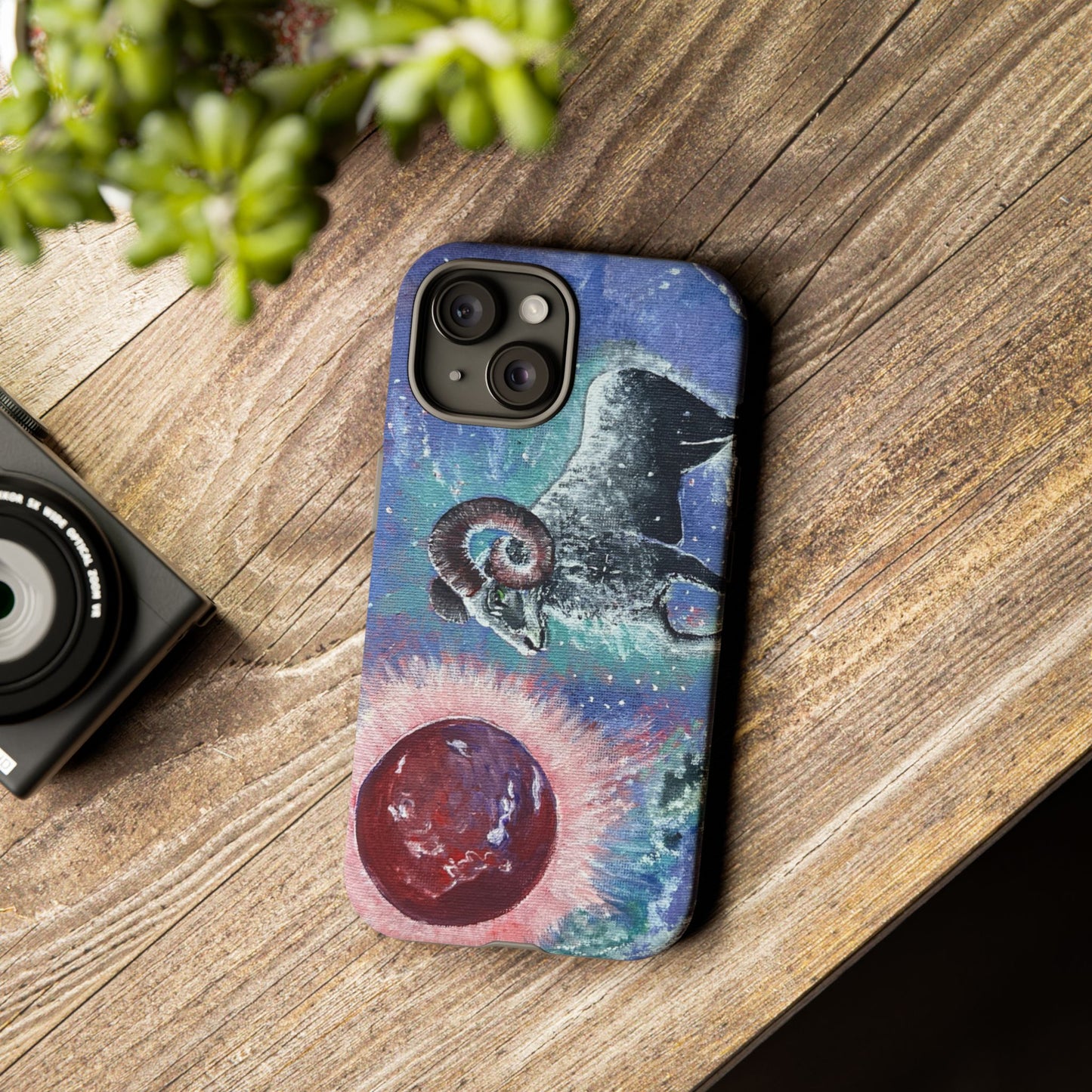 Tough Phone Case Aries Design by Dive Up