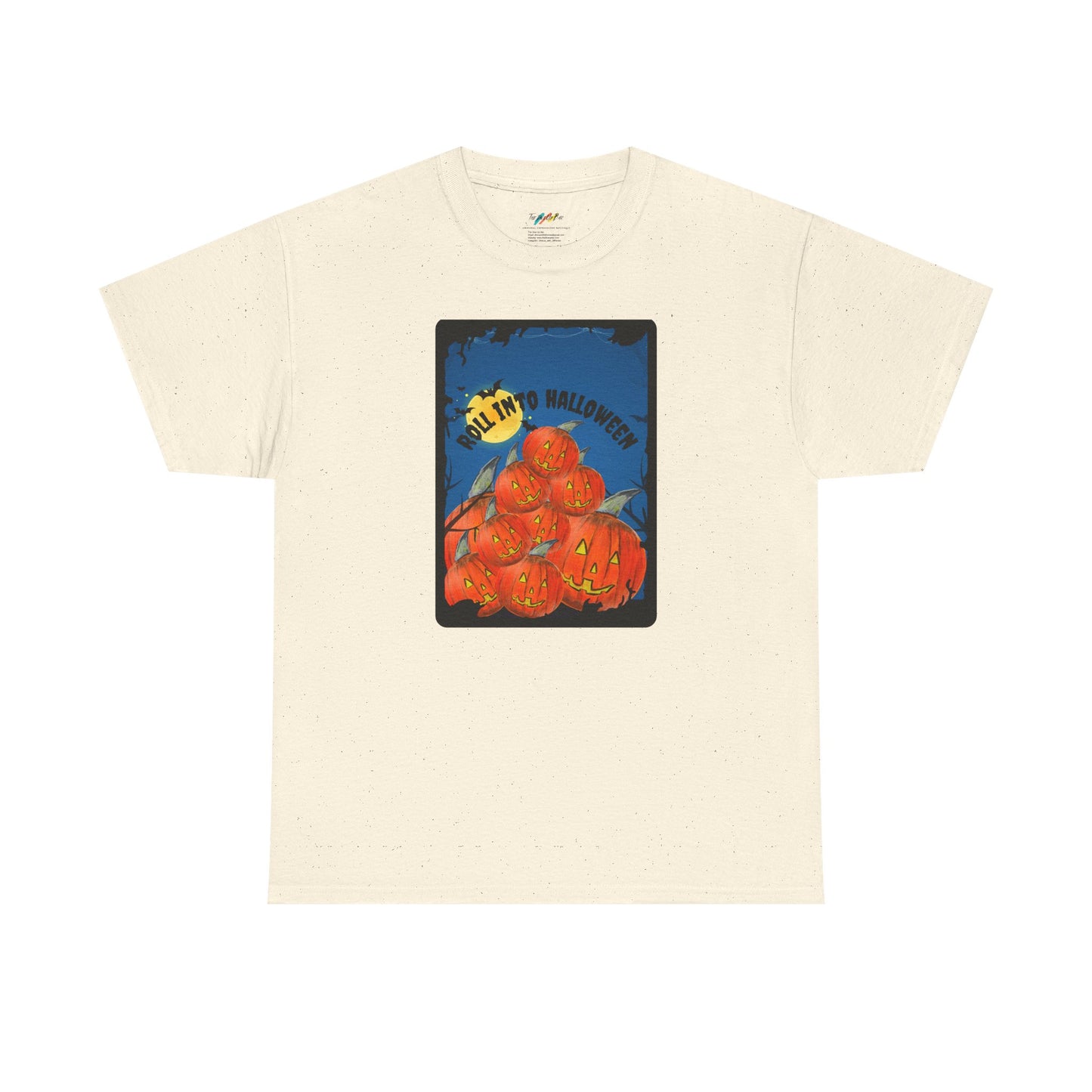Pumpkin Pile T-Shirt | Halloween Jack-o'-Lantern Illustration