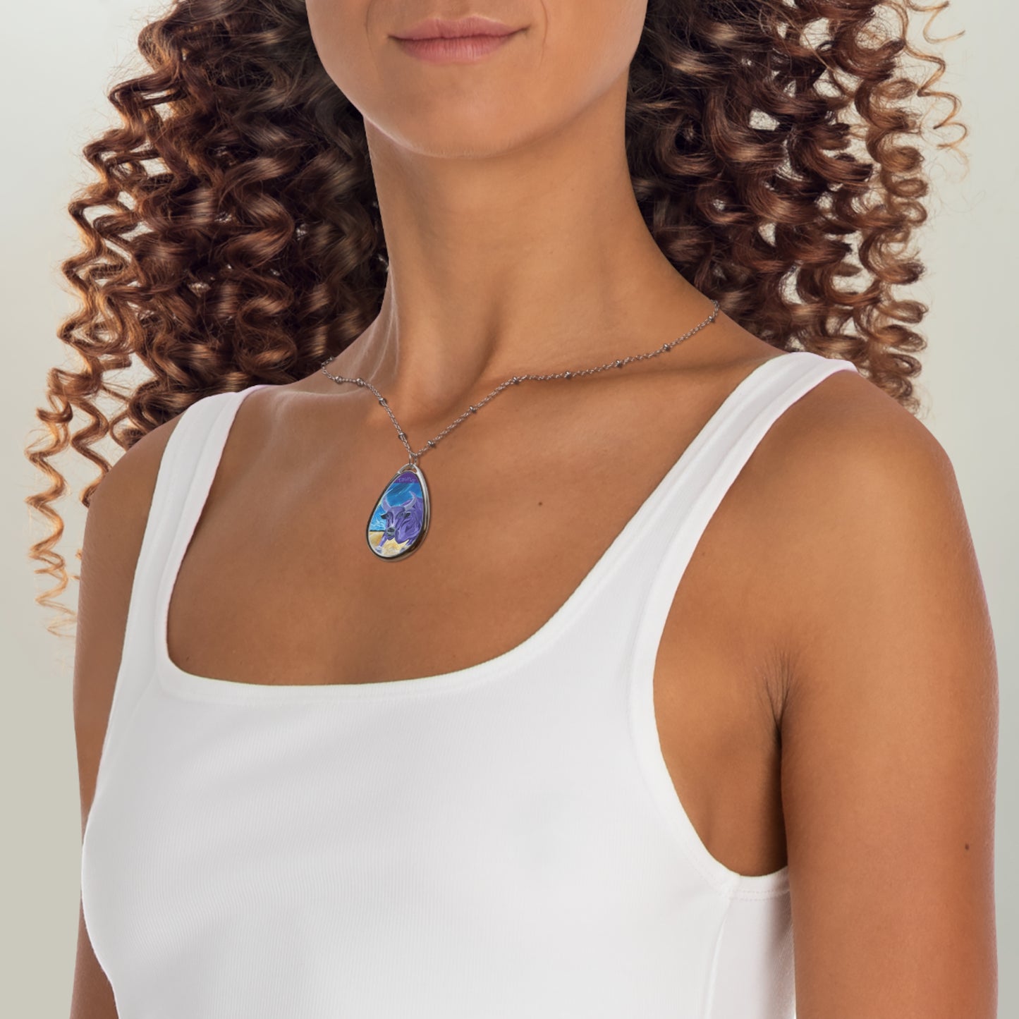 Oval Necklace, Taurus Astrological Pendant, Nature Lover Gift, Everyday Elegance, Minimalist Design, Chic Treasure