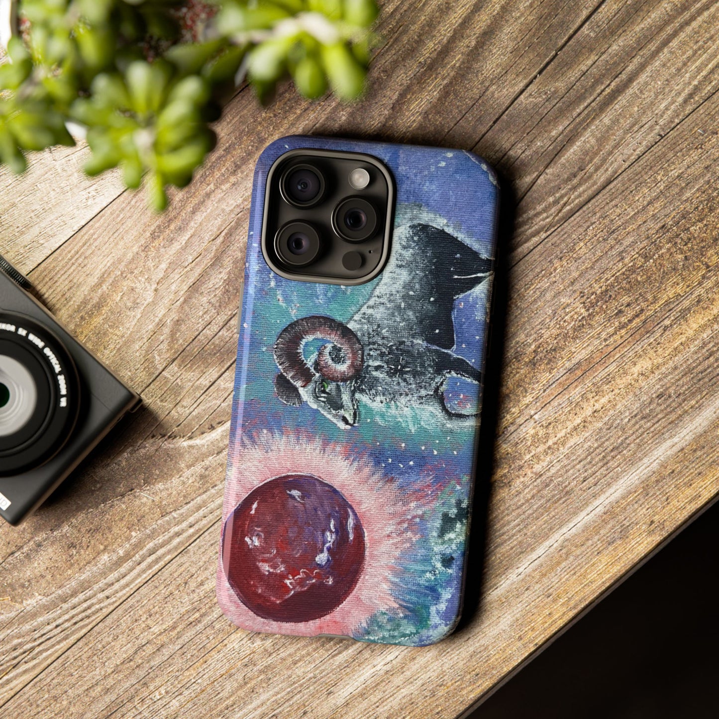 Tough Phone Case Aries Design by Dive Up