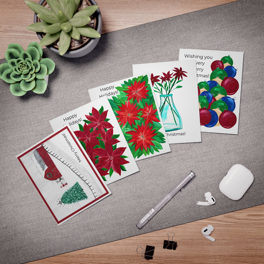 Christmas Greeting Cards (5-Pack)