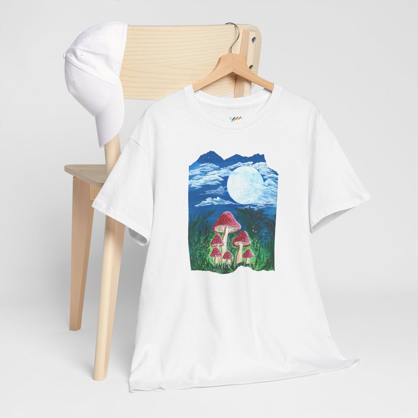 Magically Moonlit Mushrooms - T-Shirt