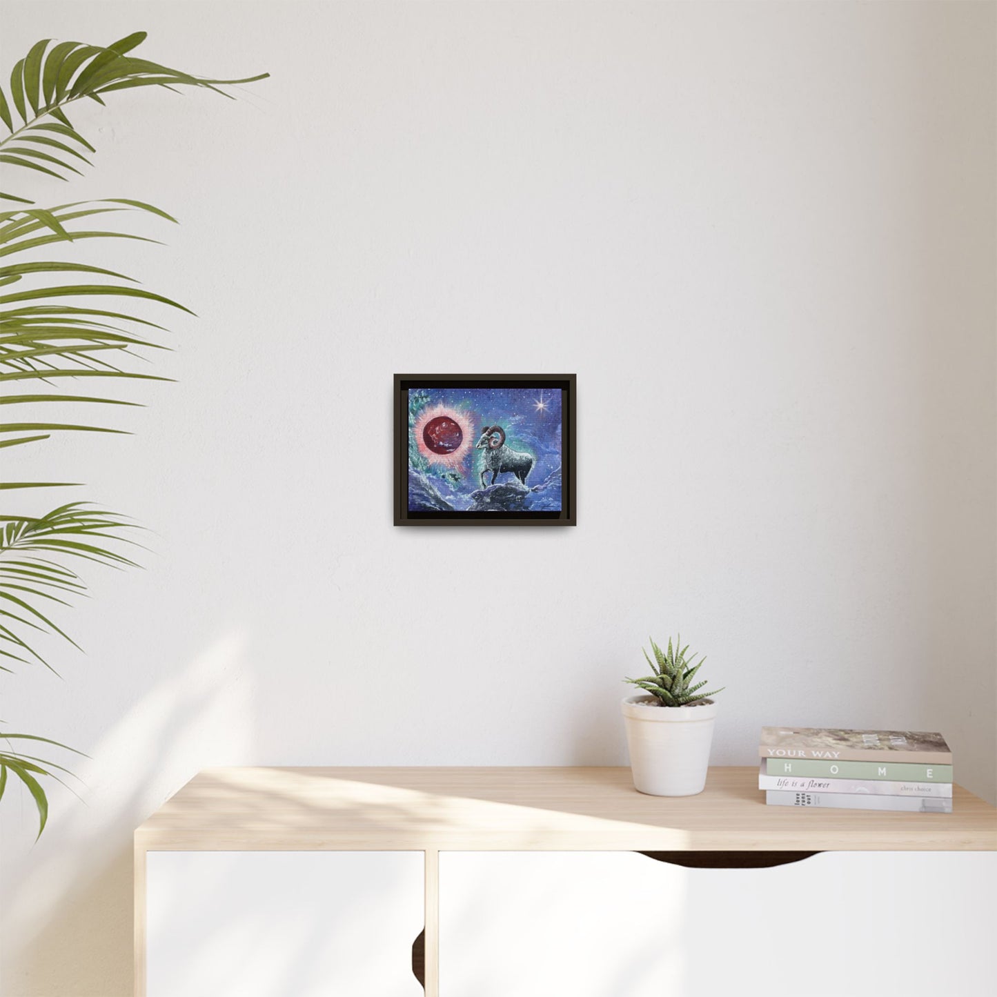'Aries Ascending' Framed Canvas Print