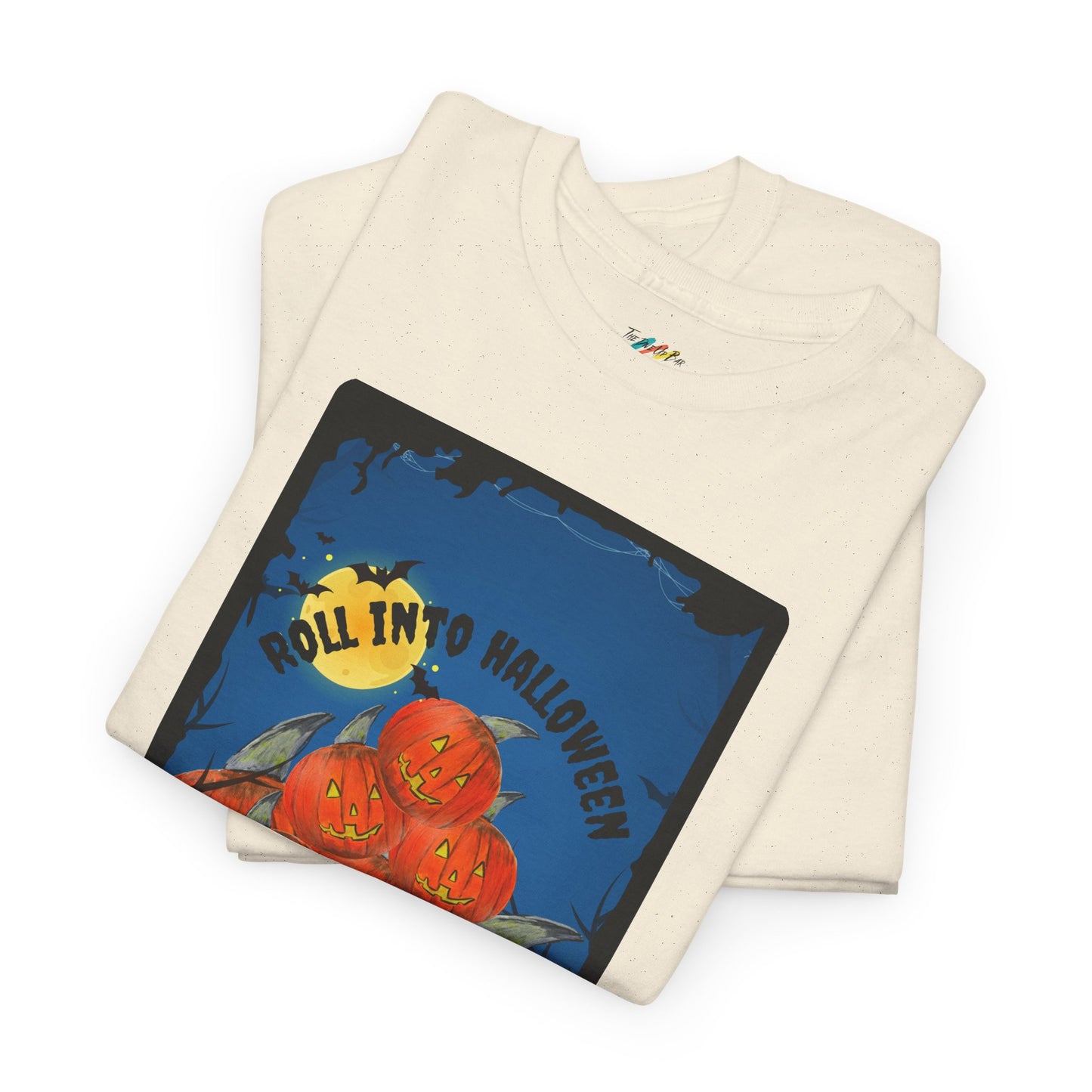 Pumpkin Pile T-Shirt | Halloween Jack-o'-Lantern Illustration