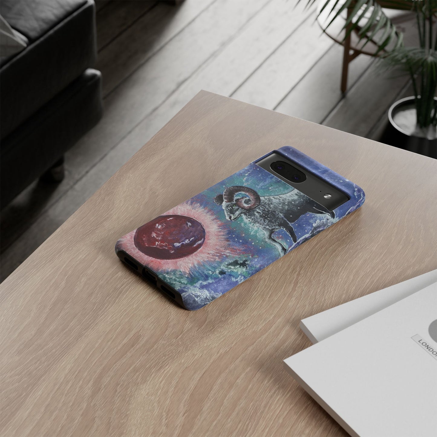 Tough Phone Case Aries Design by Dive Up